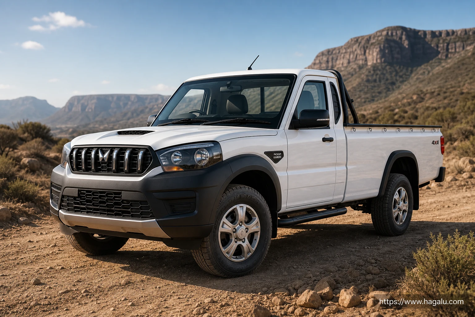 Mahindra Pik Up Single Cab exterior view 1 — price and specifications in South Africa