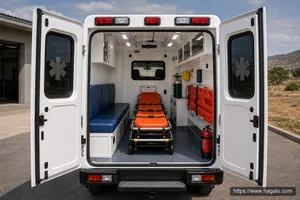 Mahindra S6 Ambulance interior view 5 for South African vehicle comparison