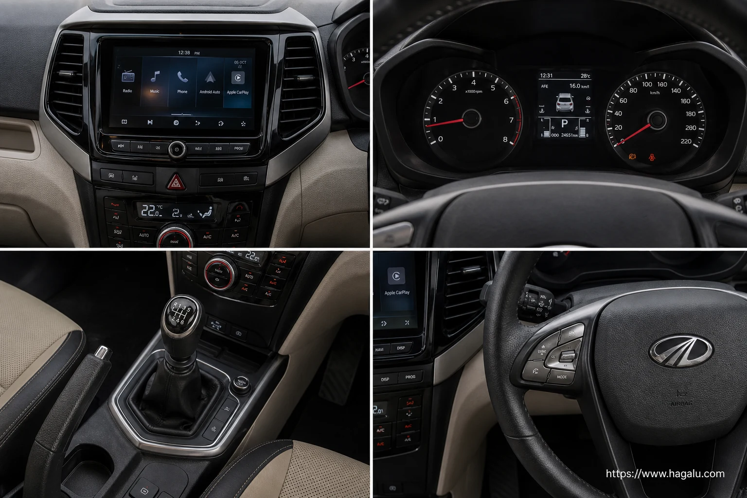 Mahindra XUV300 interior view 2 for South African vehicle comparison