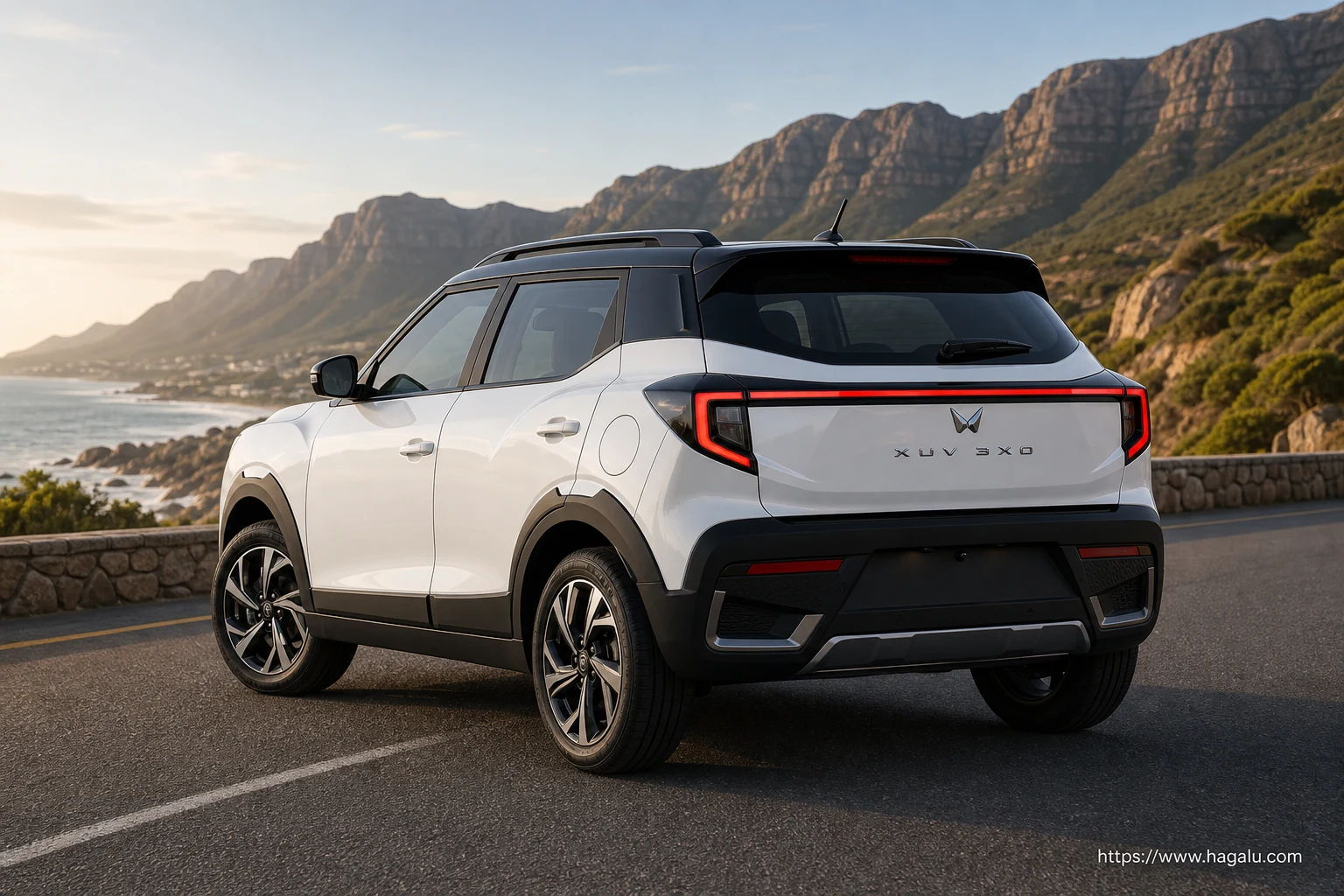 Mahindra XUV3XO exterior view 2 — South Africa 2026