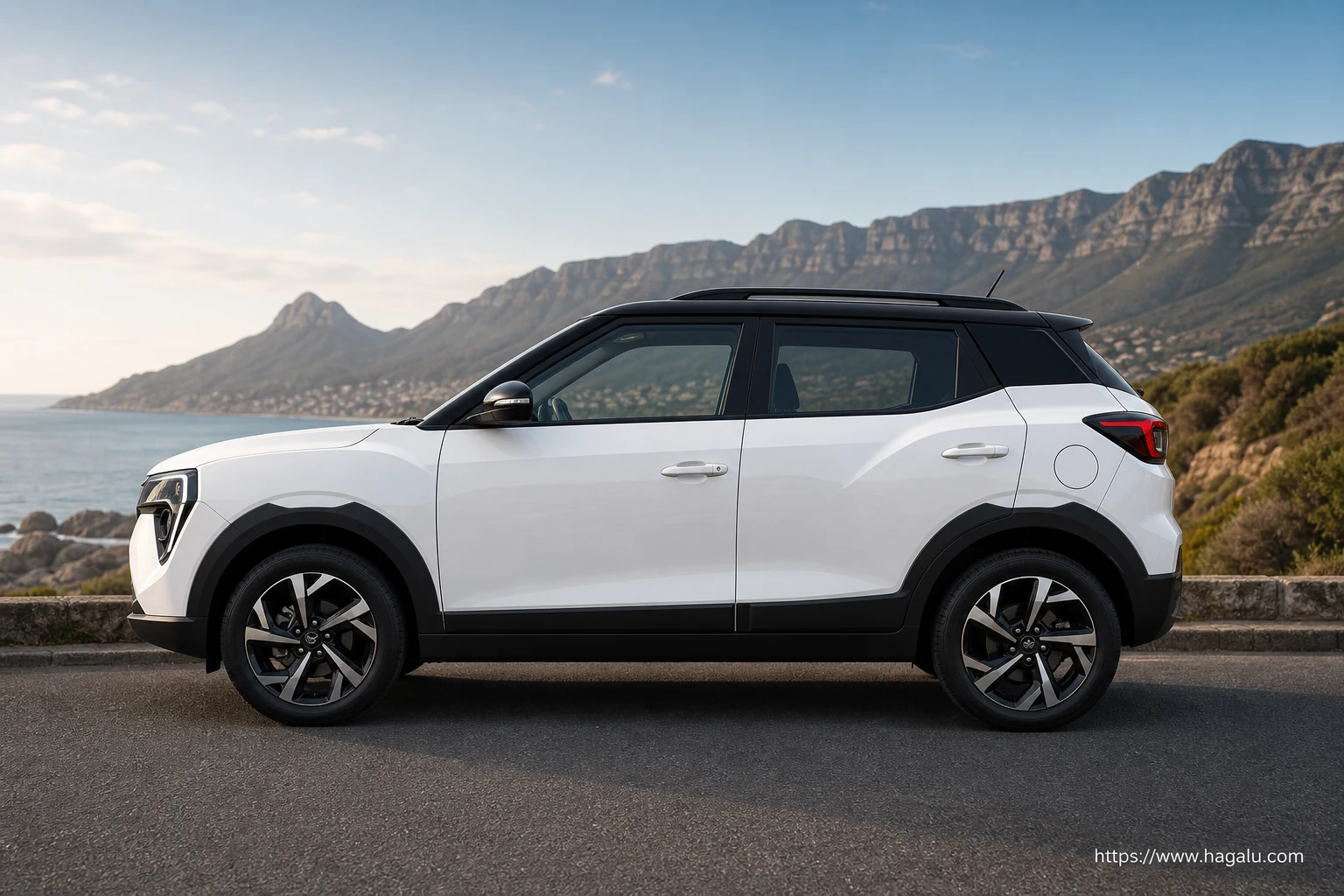 Mahindra XUV3XO exterior view 3 — South Africa 2026