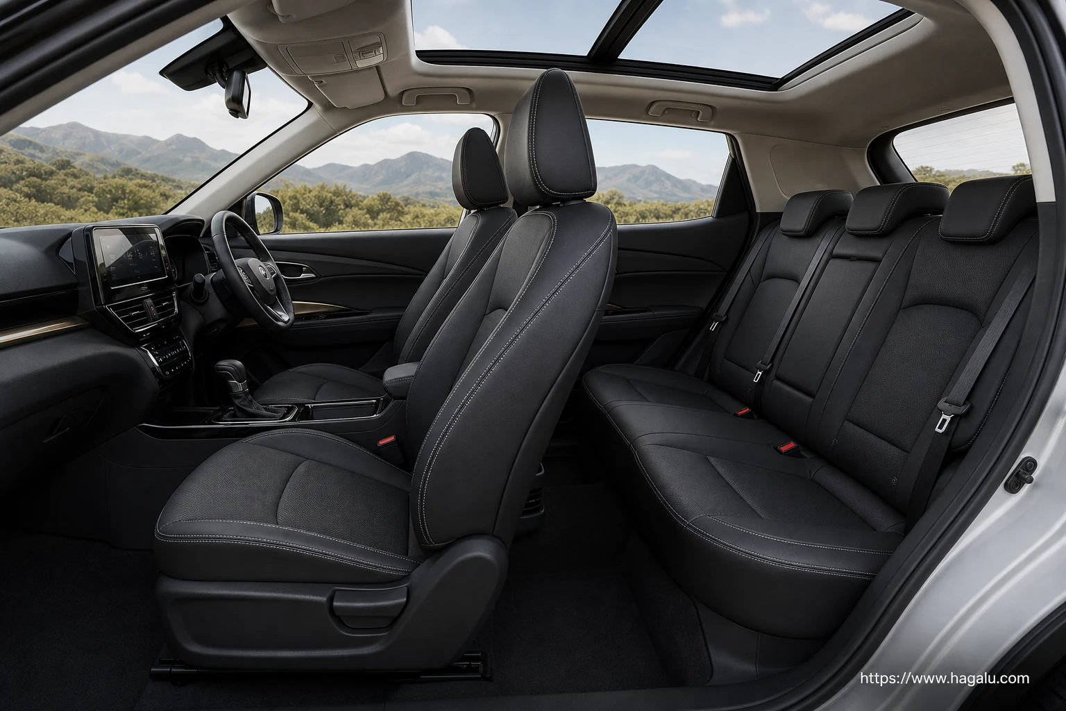Mahindra XUV3XO interior view 3 for South African vehicle comparison