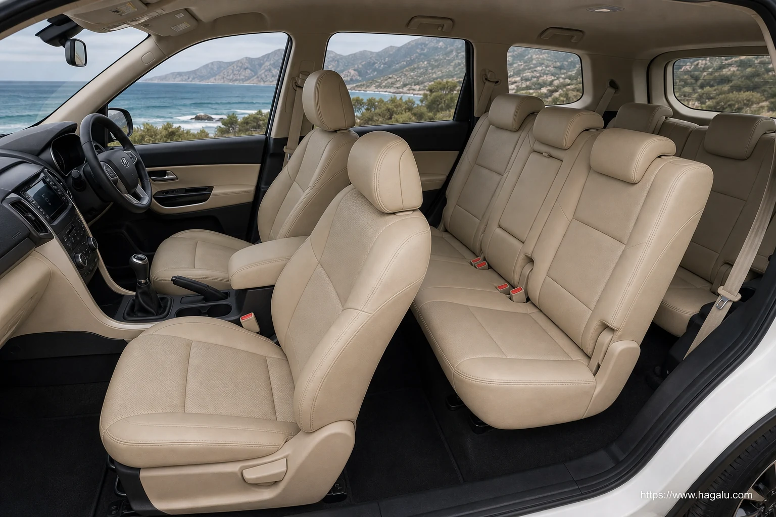 Mahindra XUV500 interior view 3 for South African vehicle comparison