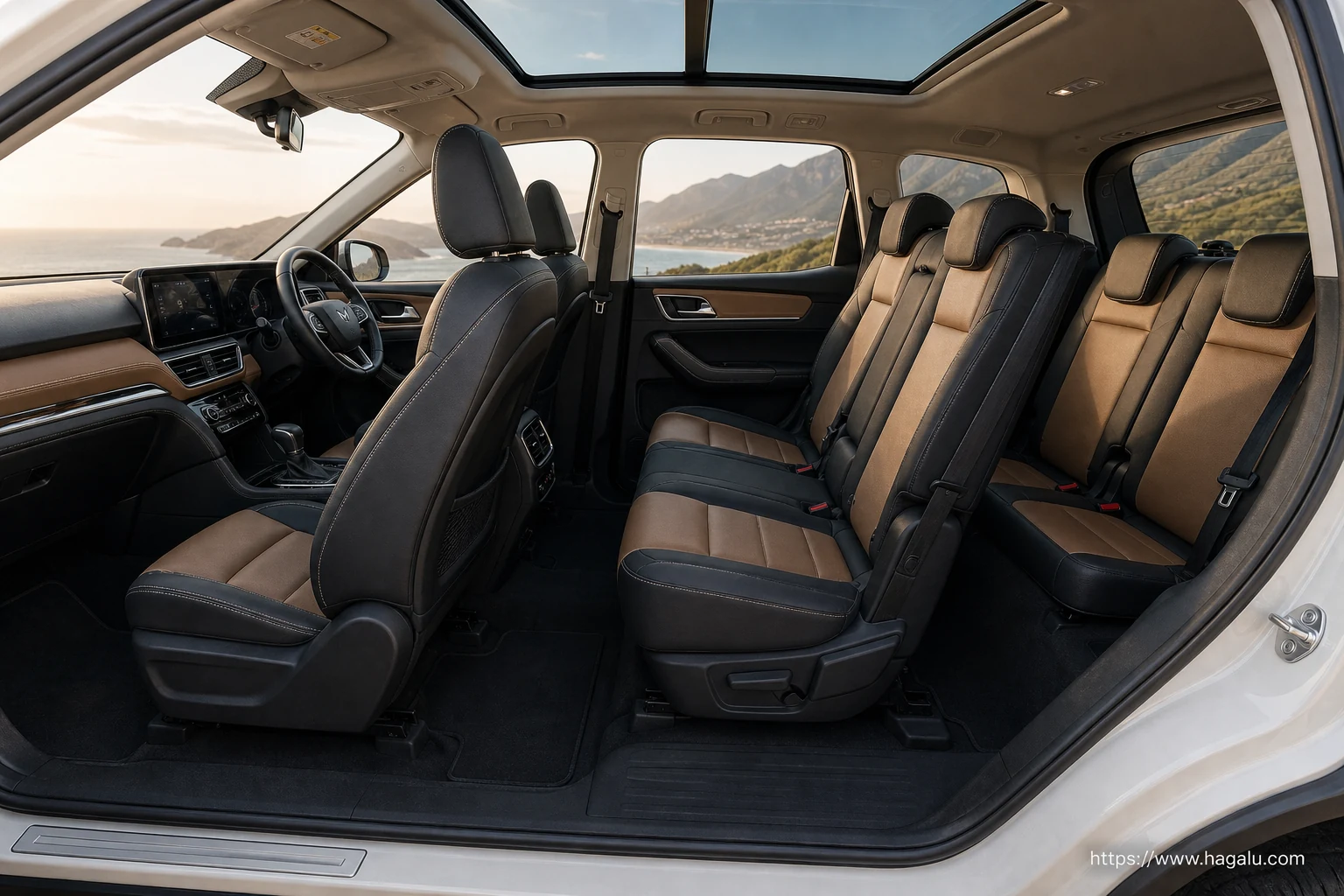 Mahindra XUV700 interior view 3 for South African vehicle comparison