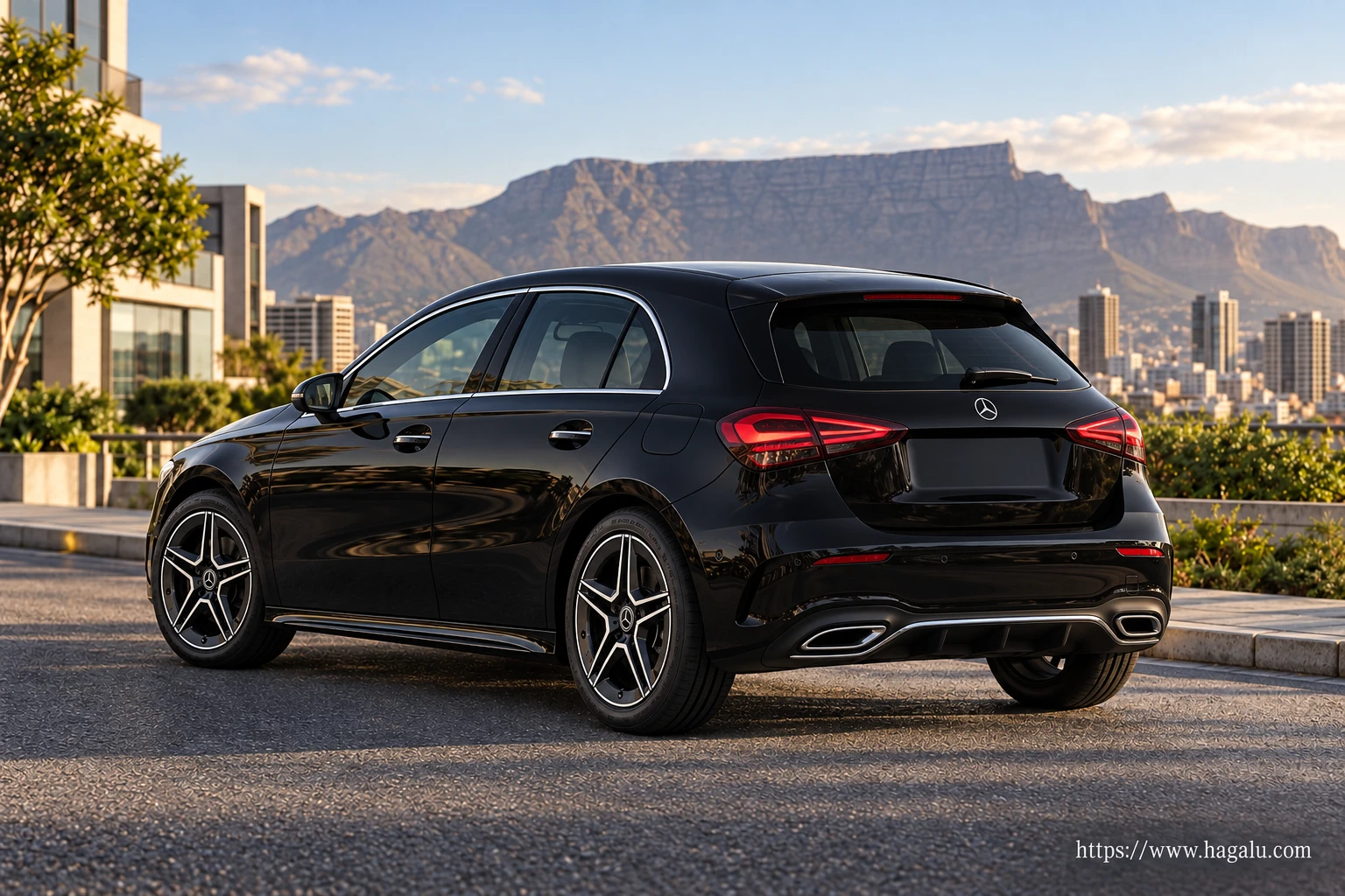 Mercedes-Benz A-Class exterior view 2 for South African vehicle comparison