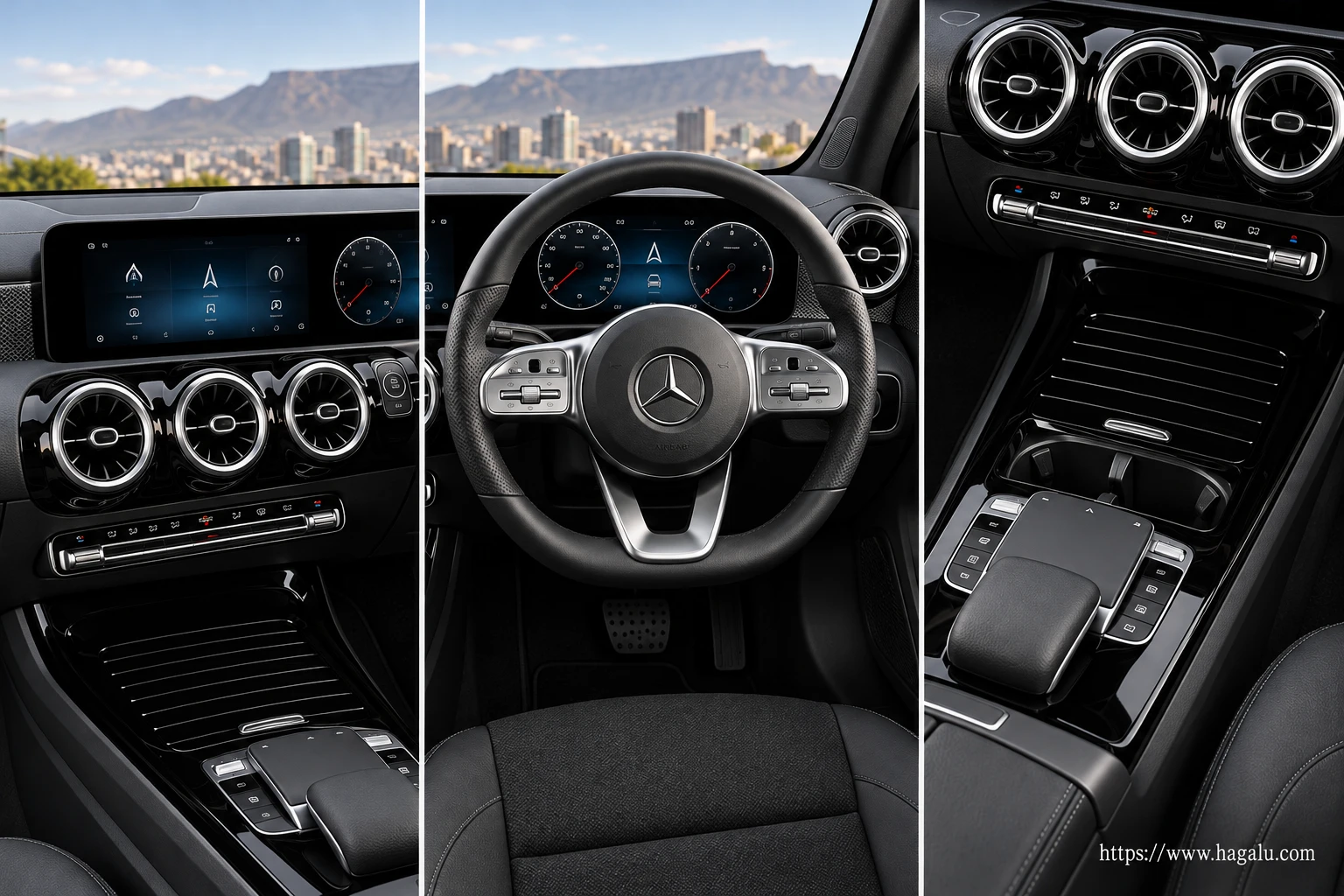 Mercedes-Benz A-Class interior view 2 for South African vehicle comparison