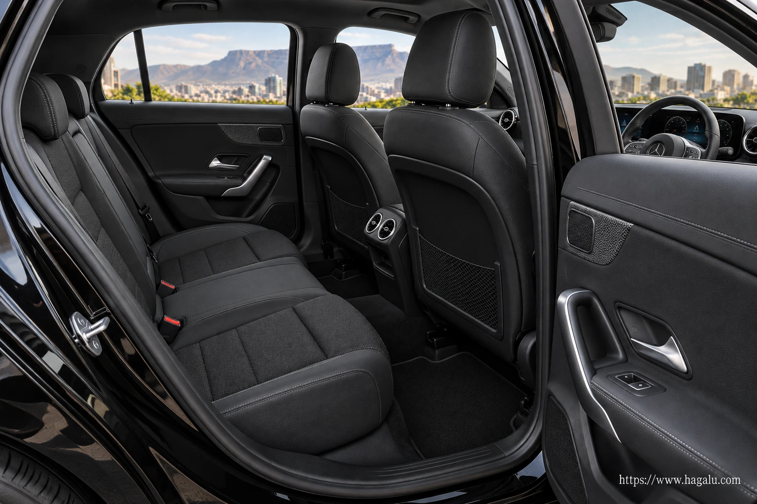 Mercedes-Benz A-Class interior view 4 for South African vehicle comparison