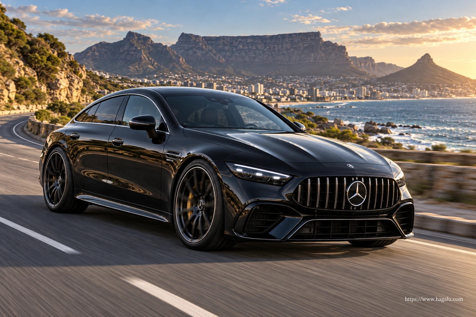 Mercedes-Benz AMG GT 4-Door Electric exterior view 1 for South African vehicle comparison