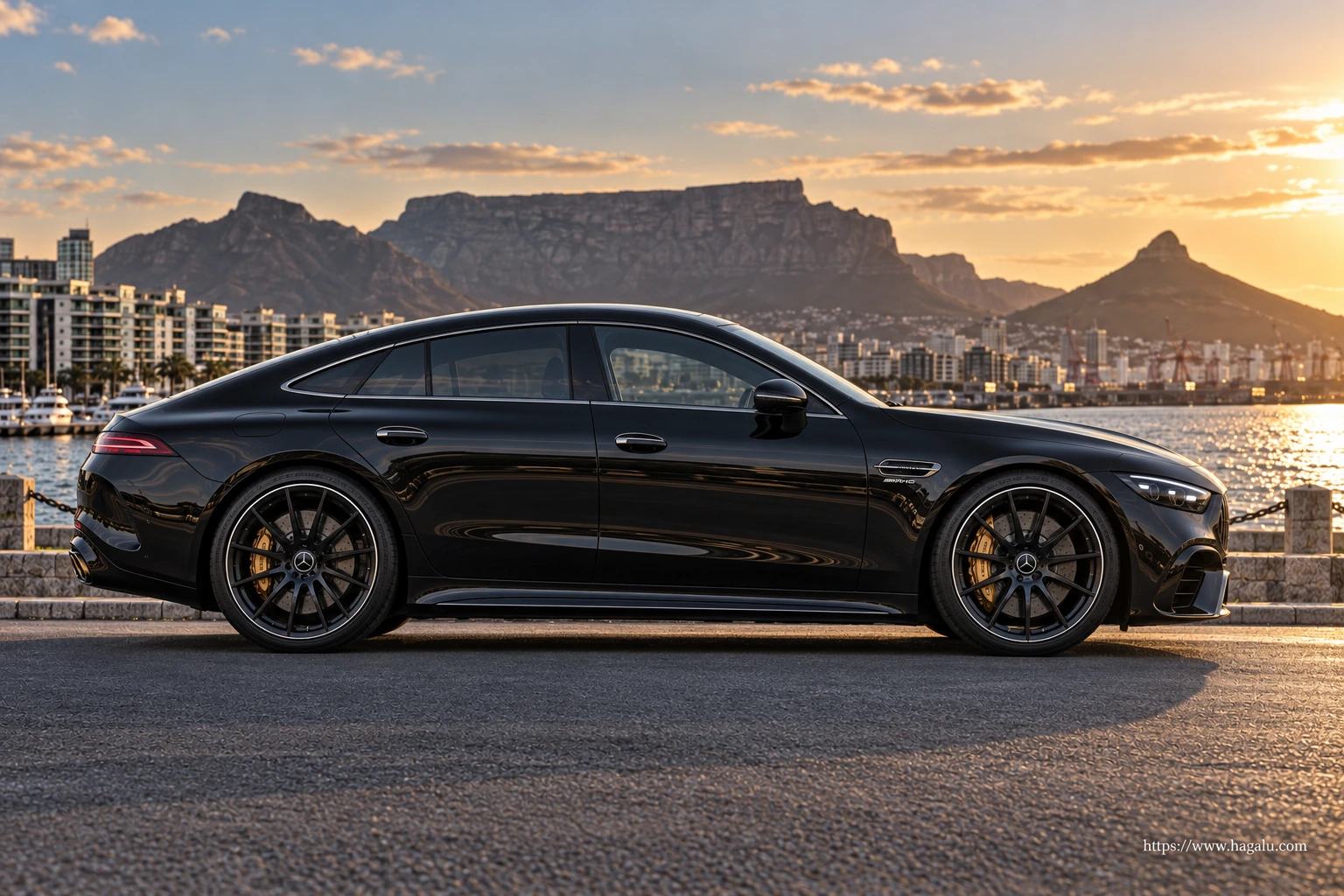 Mercedes-Benz AMG GT 4-Door Electric exterior view 3 for South African vehicle comparison