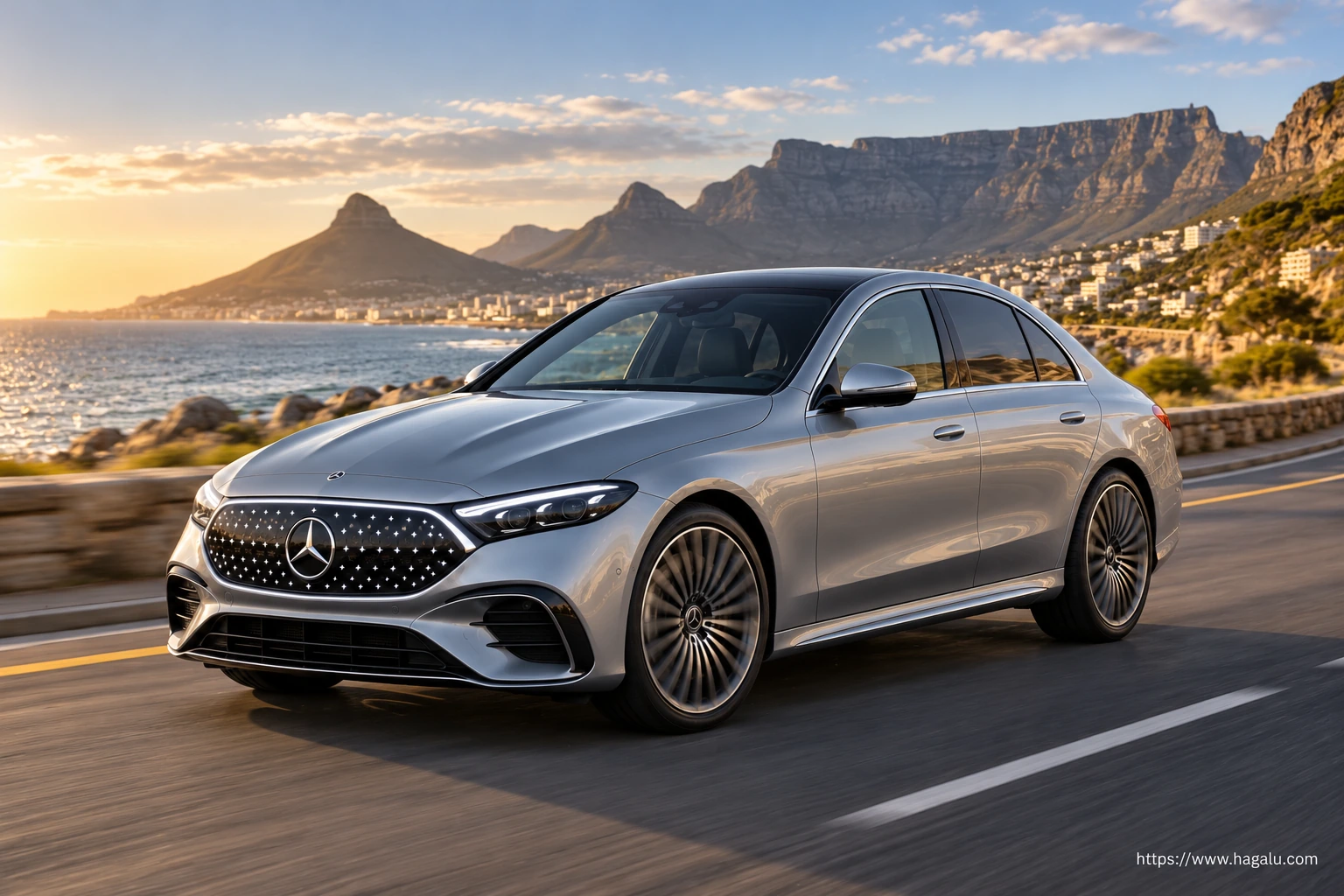 Mercedes-Benz C-Class Electric exterior view 1 for South African vehicle comparison