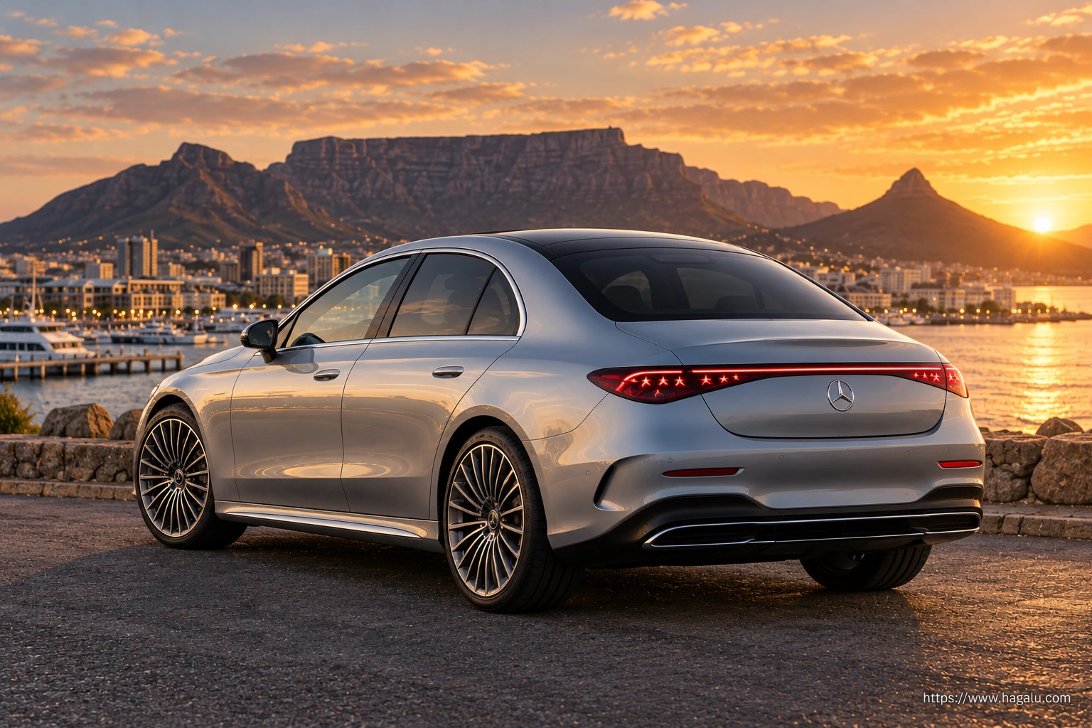 Mercedes-Benz C-Class Electric exterior view 2 for South African vehicle comparison