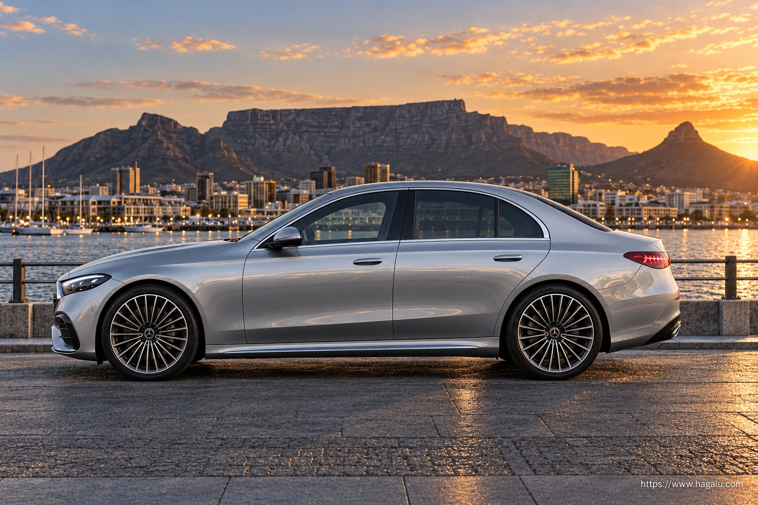 Mercedes-Benz C-Class Electric exterior view 3 for South African vehicle comparison