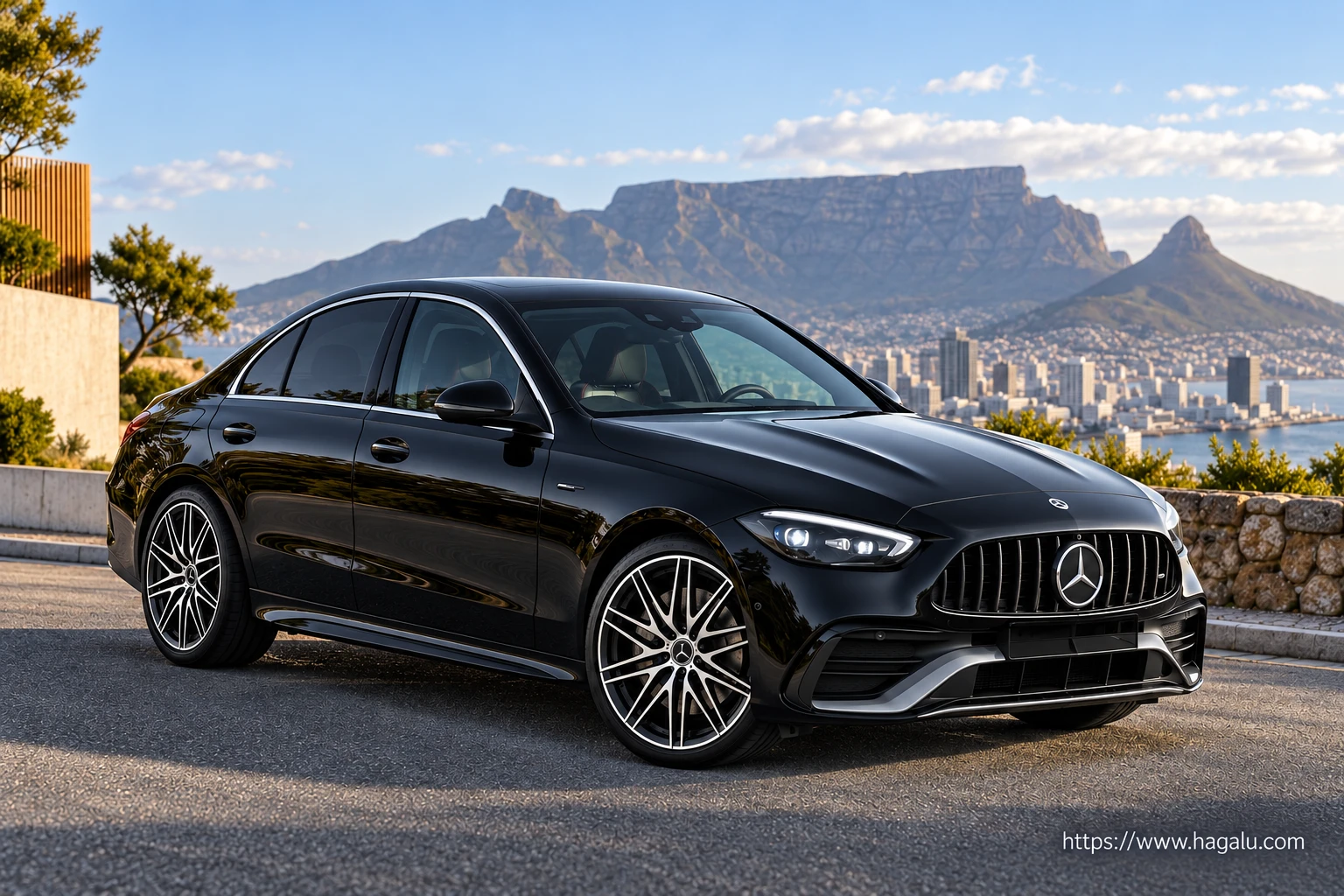 Mercedes-Benz C-Class exterior view 1 for South African vehicle comparison