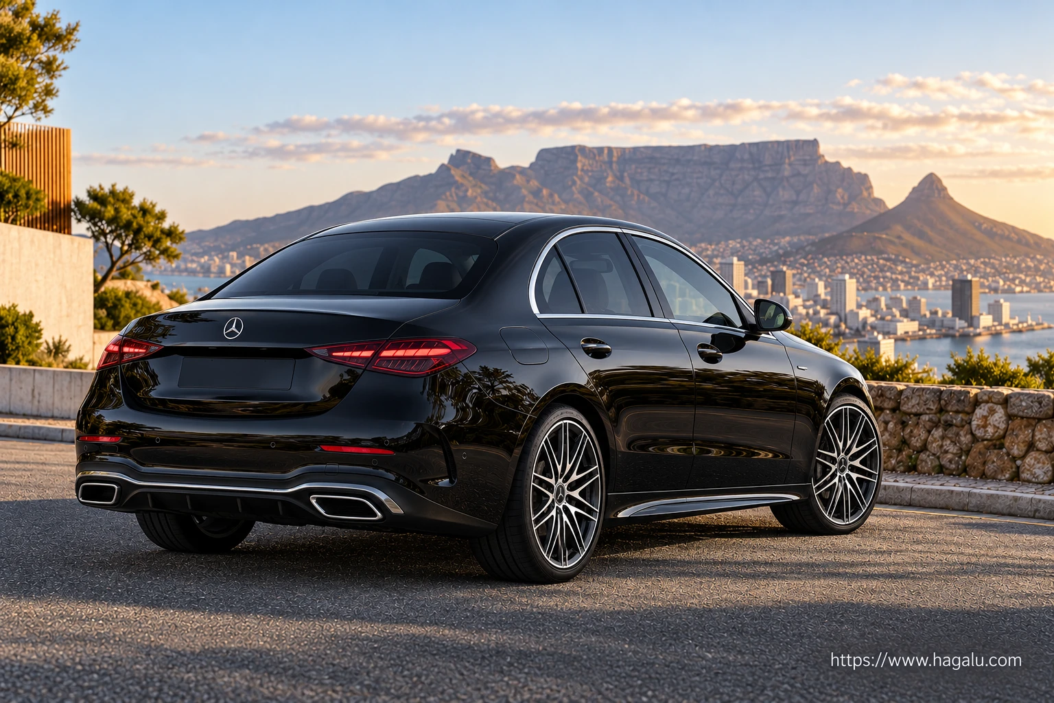 Mercedes-Benz C-Class exterior view 2 for South African vehicle comparison