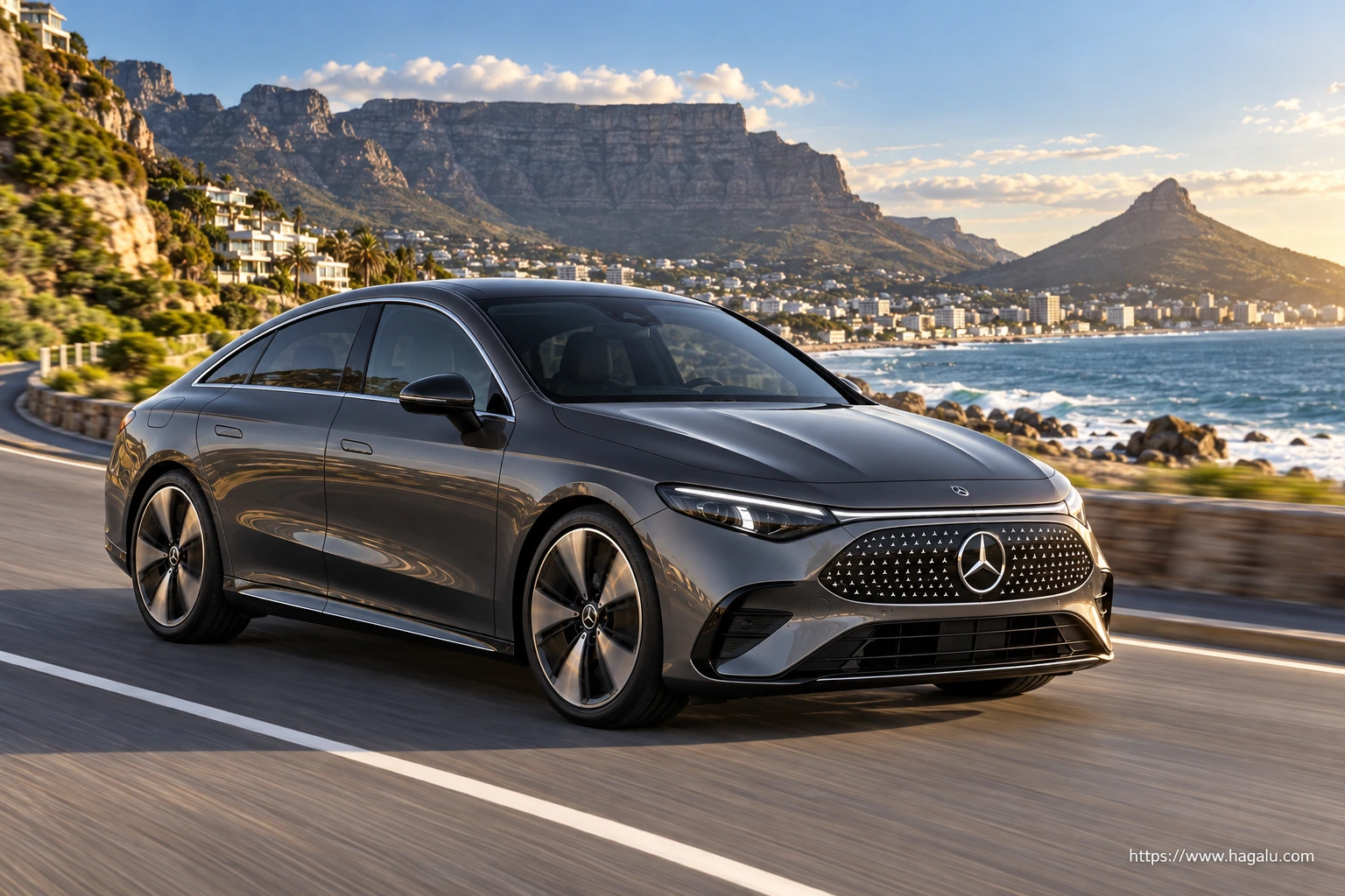 Mercedes-Benz CLA Electric exterior view 1 for South African vehicle comparison