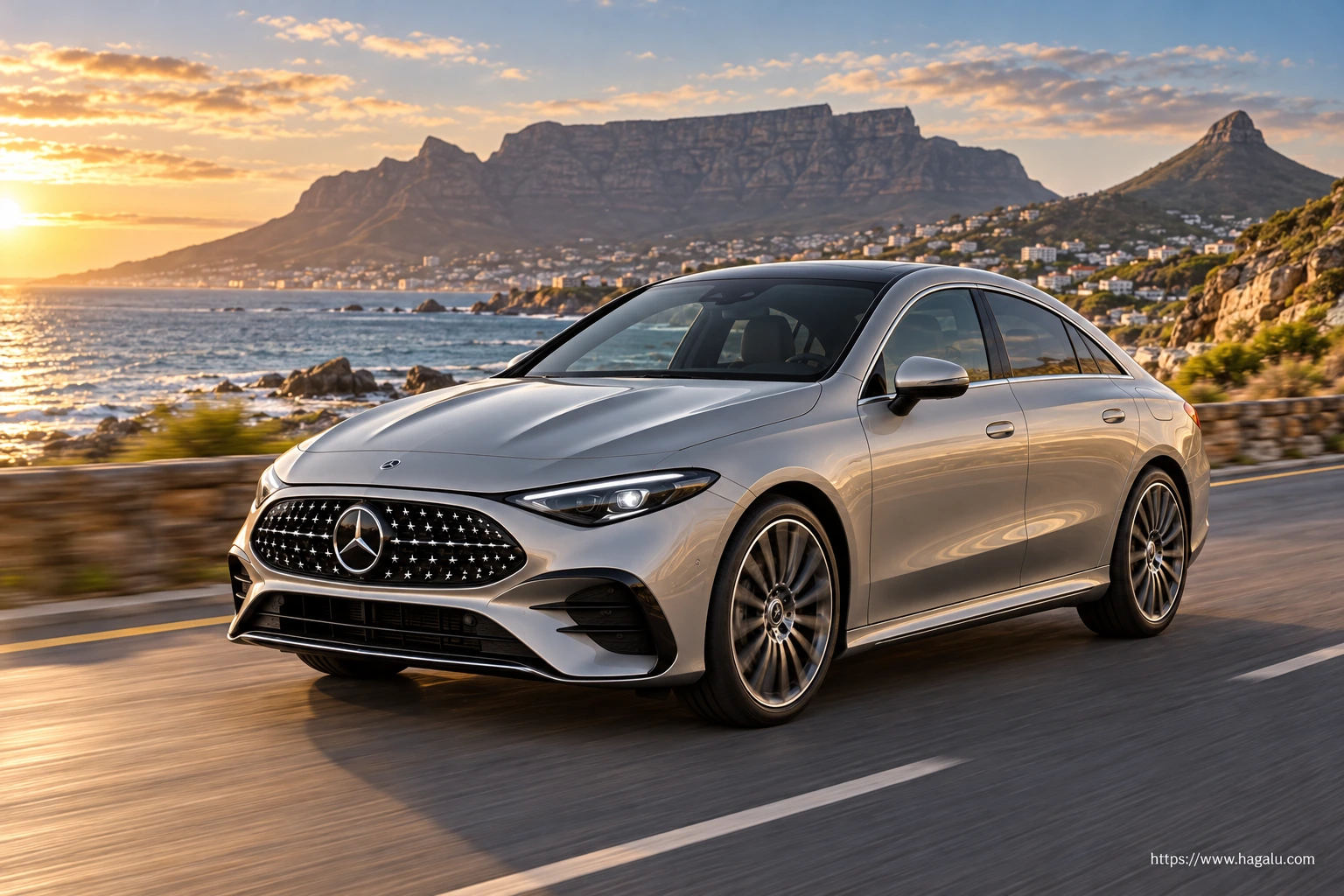 Mercedes-Benz CLA Hybrid exterior view 1 for South African vehicle comparison