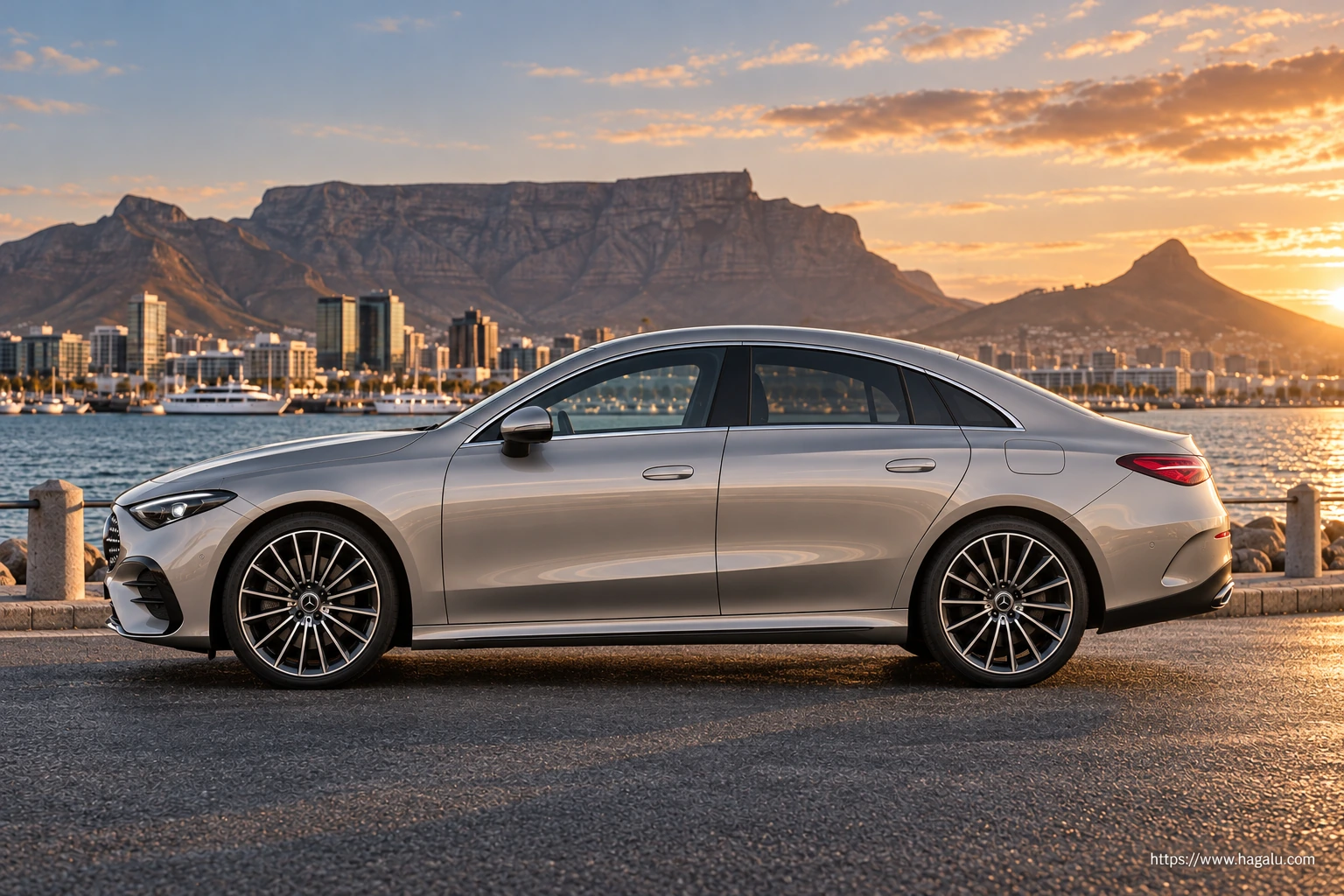 Mercedes-Benz CLA Hybrid exterior view 3 for South African vehicle comparison