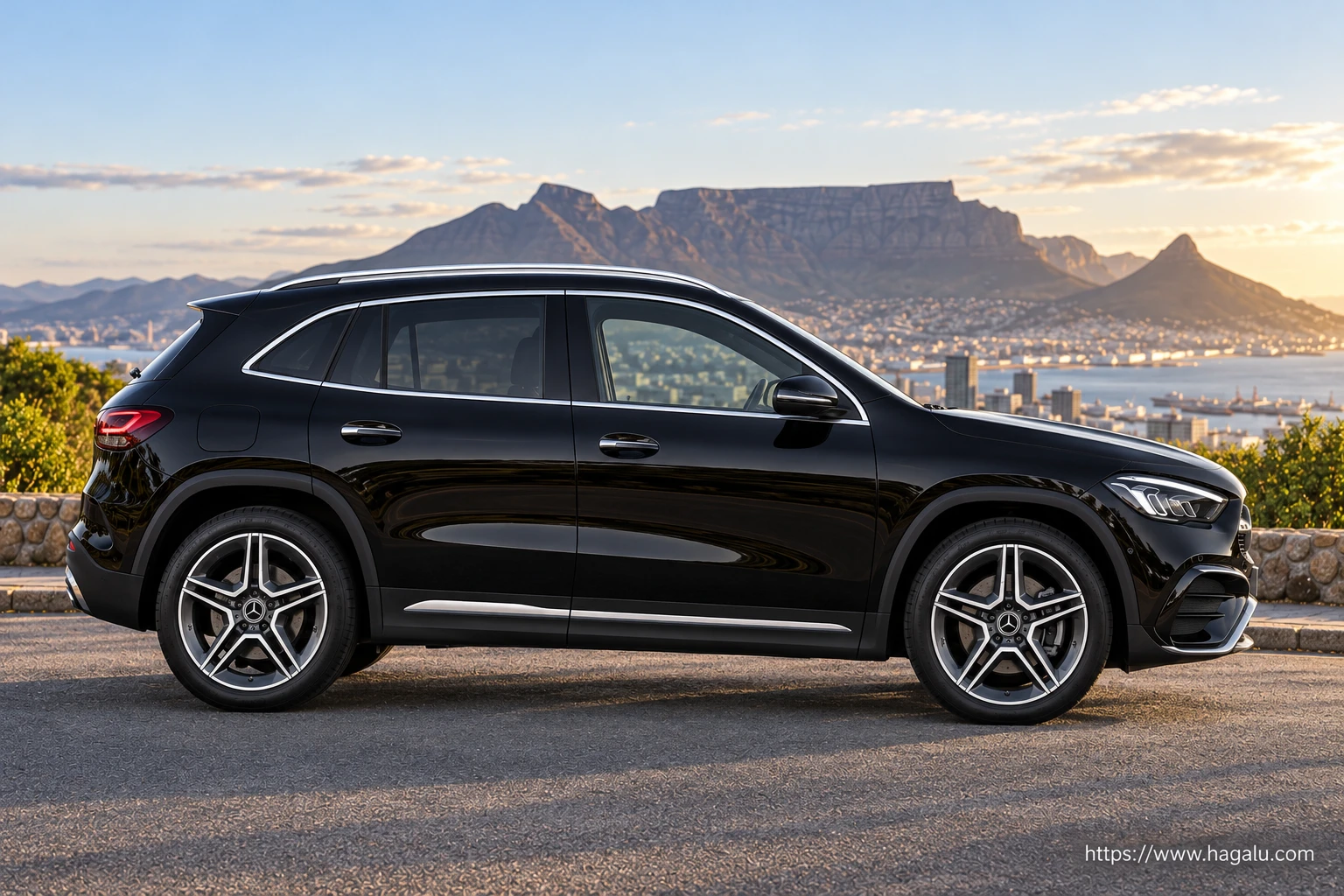 Mercedes-Benz GLA exterior view 3 for South African vehicle comparison