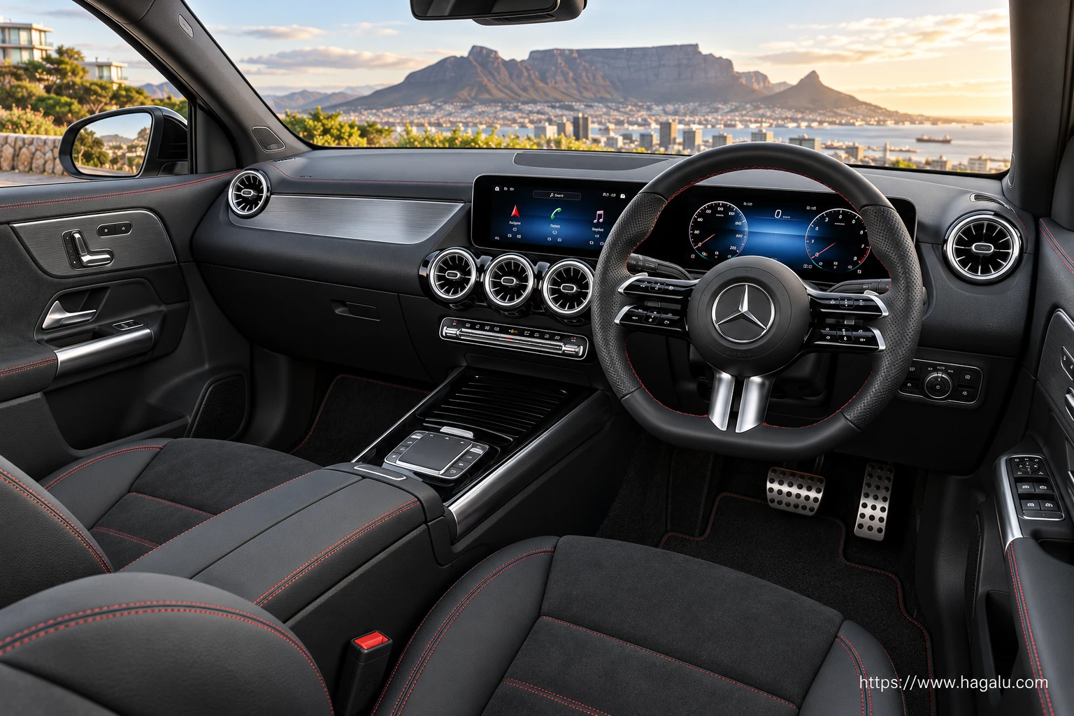 Mercedes-Benz GLA interior view 1 for South African vehicle comparison