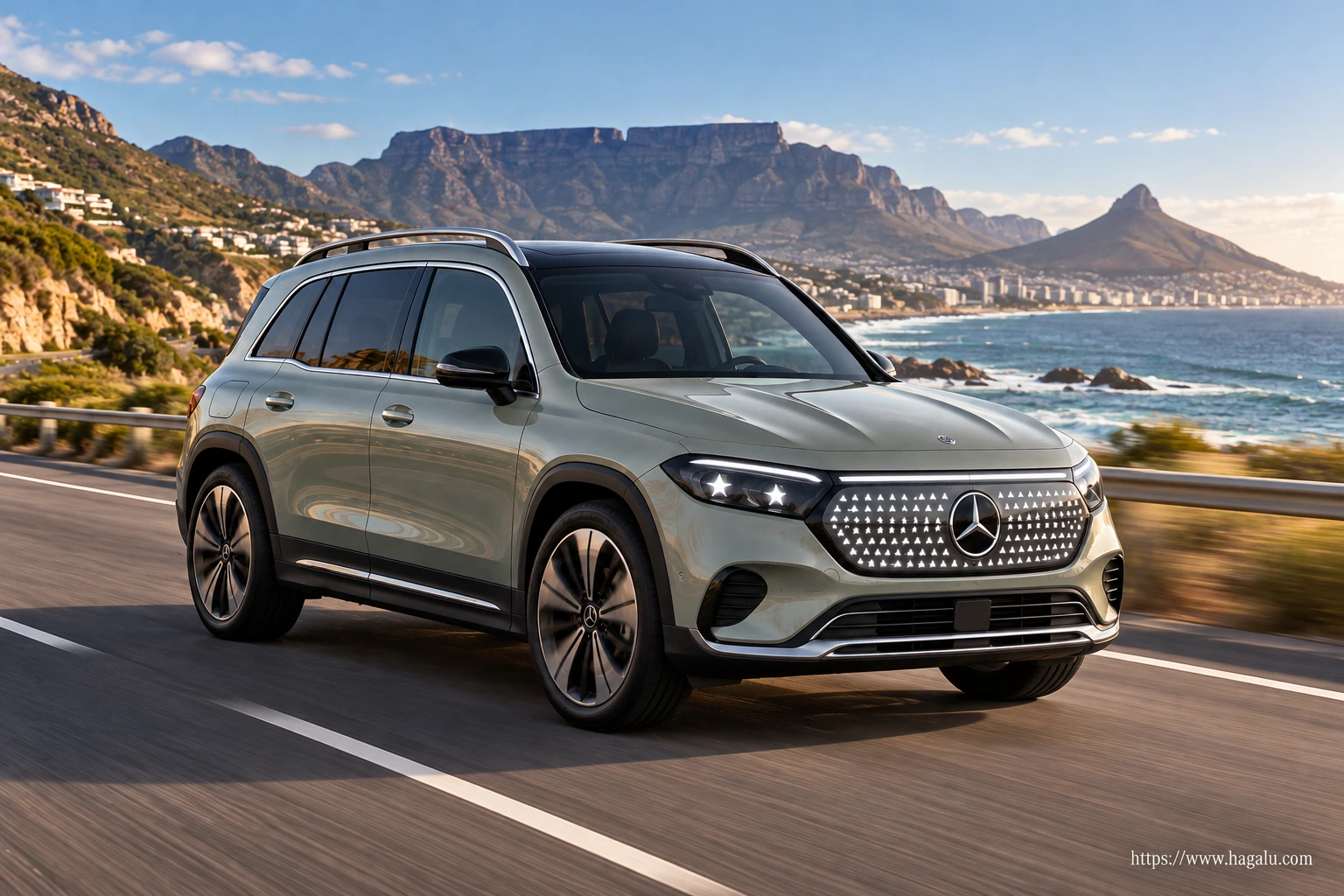 Mercedes-Benz GLB Electric exterior view 1 for South African vehicle comparison