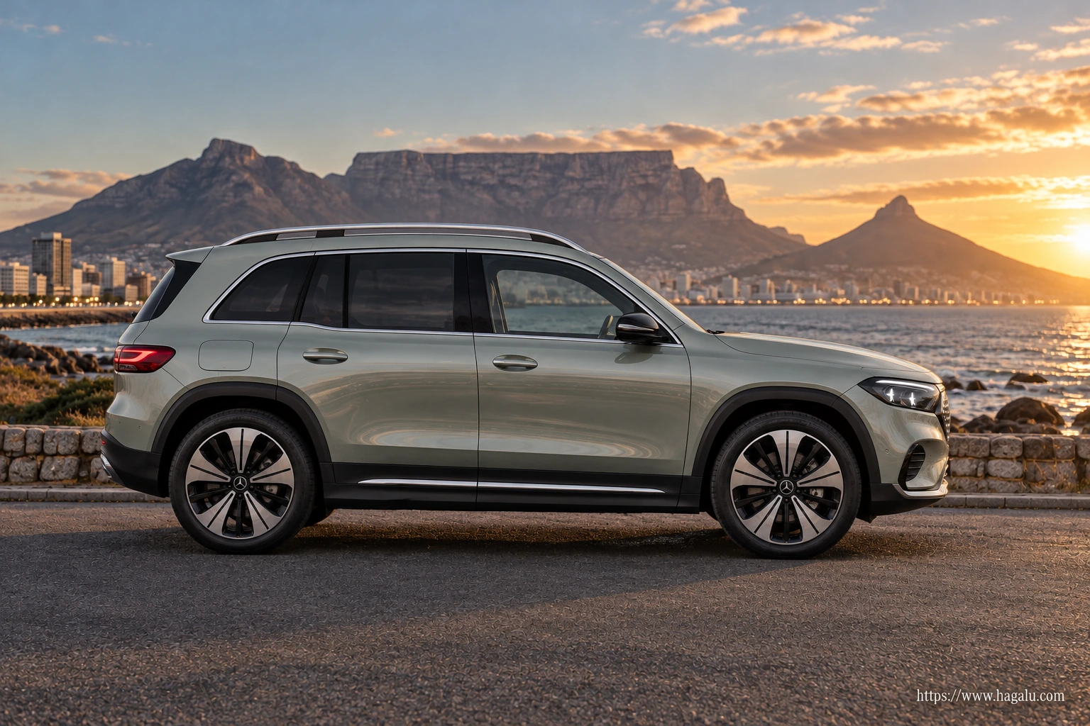 Mercedes-Benz GLB Electric exterior view 3 for South African vehicle comparison