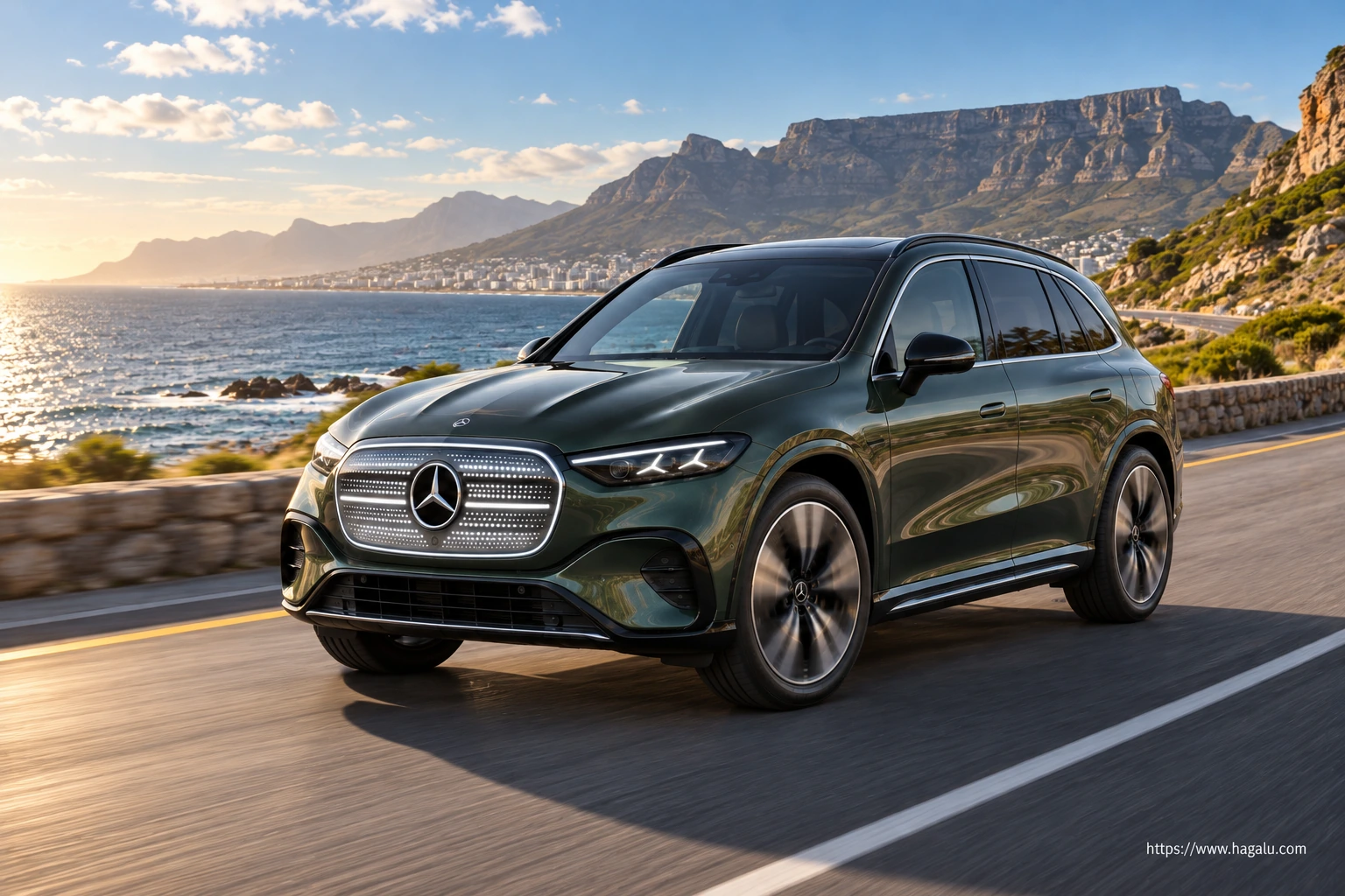 Mercedes-Benz GLC Electric exterior view 1 for South African vehicle comparison
