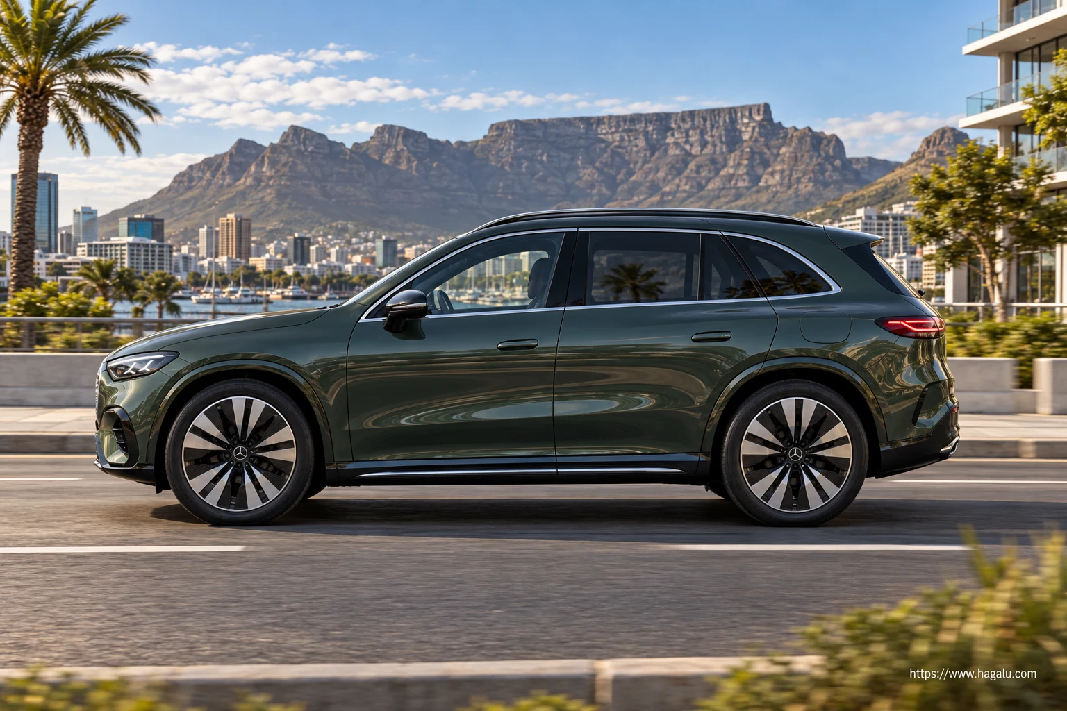 Mercedes-Benz GLC Electric exterior view 3 for South African vehicle comparison