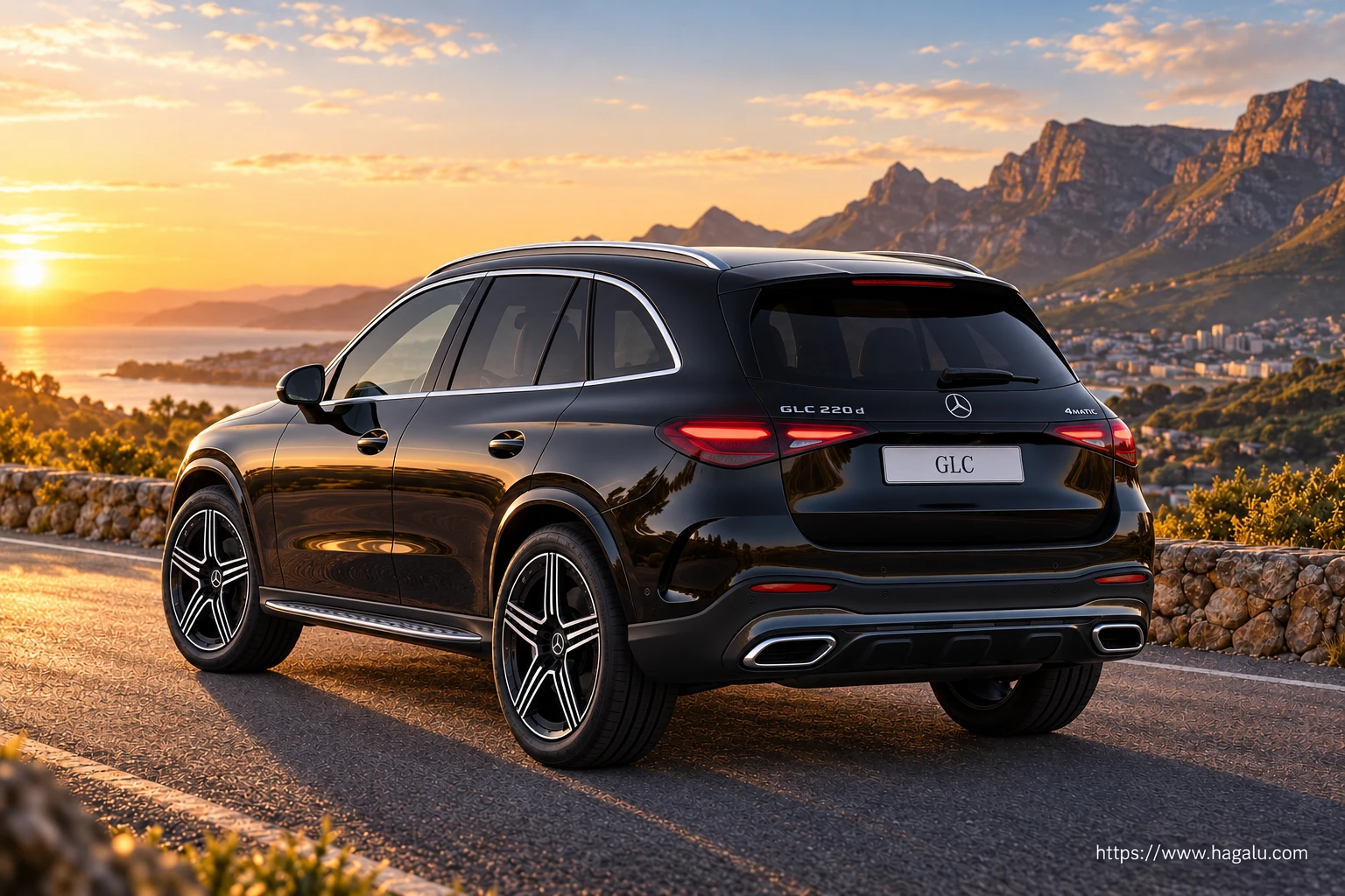 Mercedes-Benz GLC exterior view 2 for South African vehicle comparison