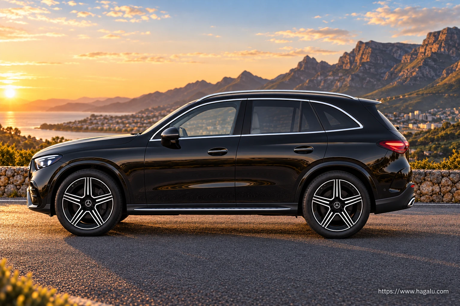 Mercedes-Benz GLC exterior view 3 for South African vehicle comparison