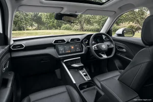 MG ZS Pro interior view 1 for South African vehicle comparison