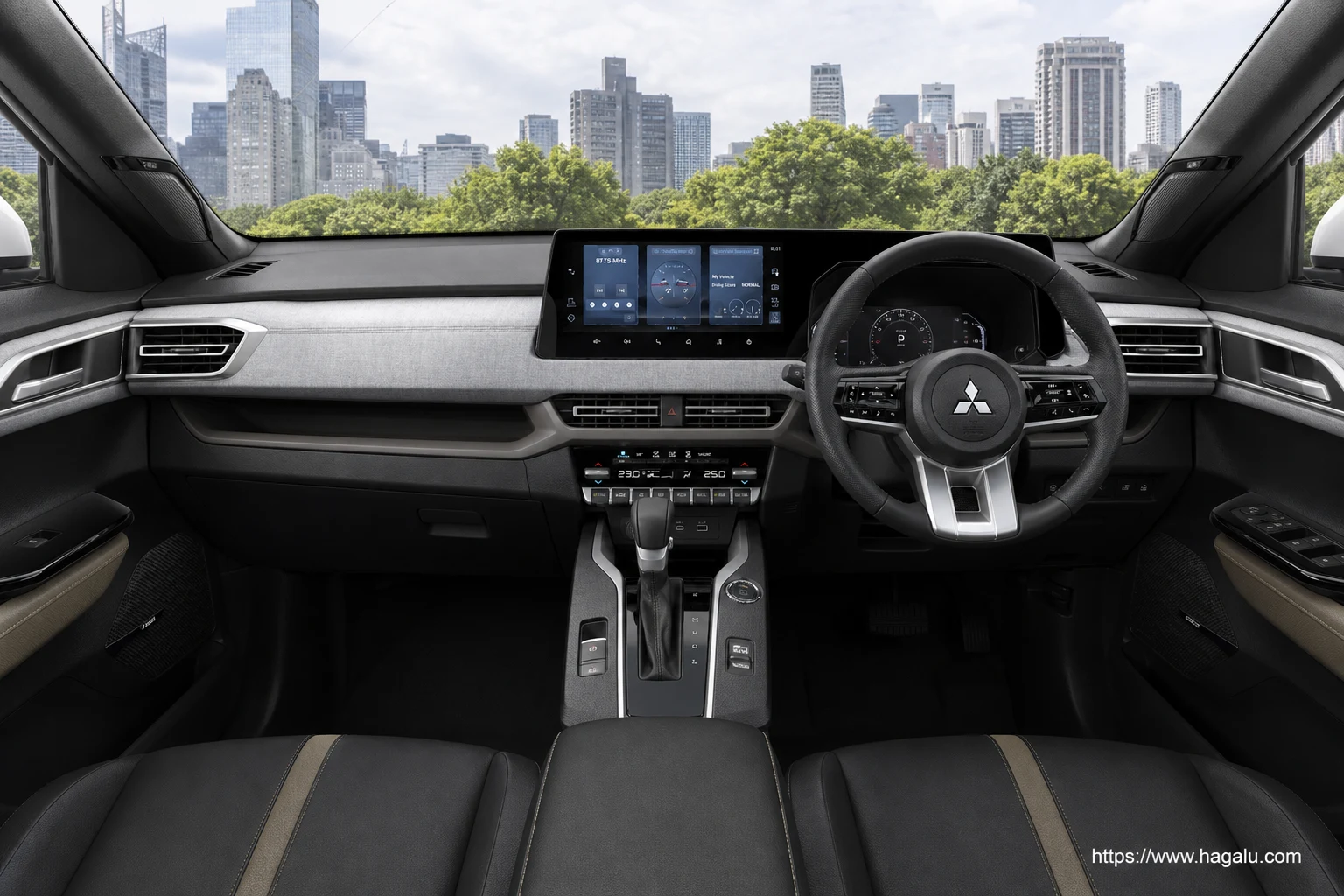 Mitsubishi Outlander Sport interior view 1 for South African vehicle comparison