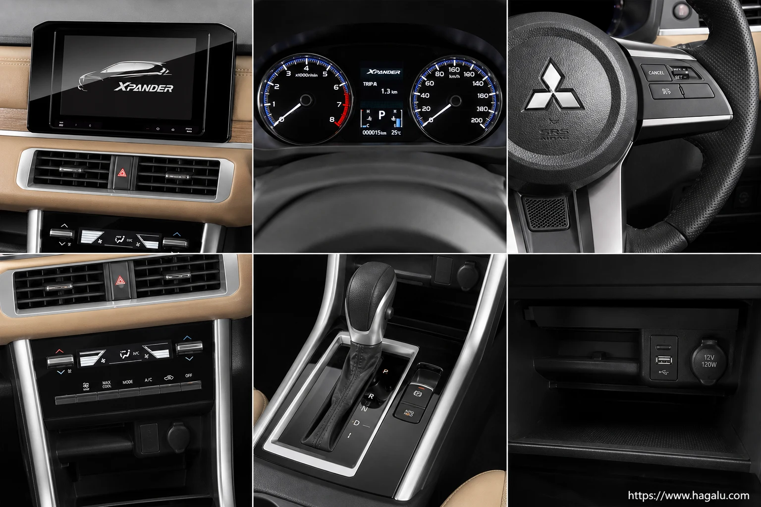Mitsubishi Xpander interior view 2 for South African vehicle comparison