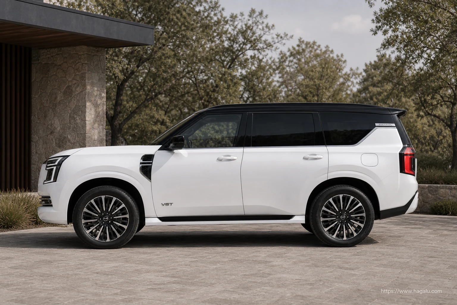 Nissan New Patrol exterior view 3 for South African vehicle comparison