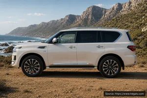 Nissan Patrol exterior view 3 — South Africa 2026