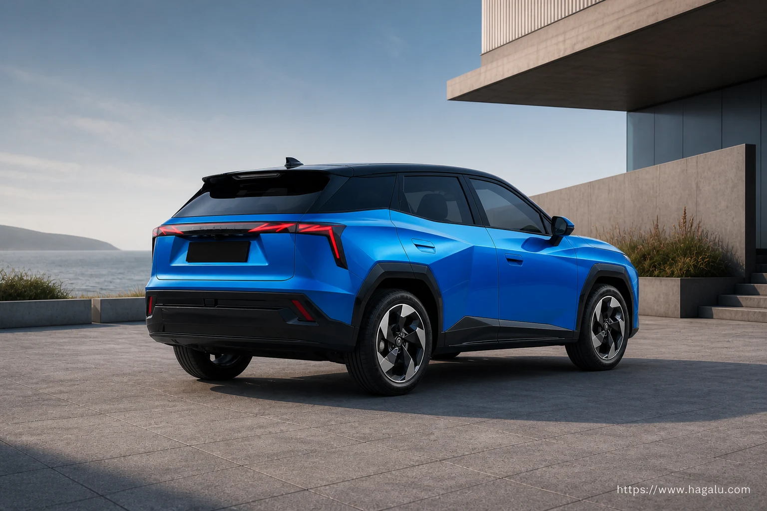 Omoda C4 exterior view 2 for South African vehicle comparison