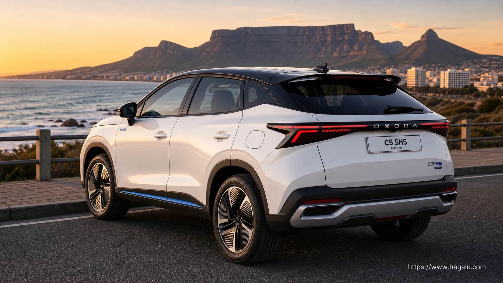 Omoda C5 SHS exterior view 2 — South Africa 2026
