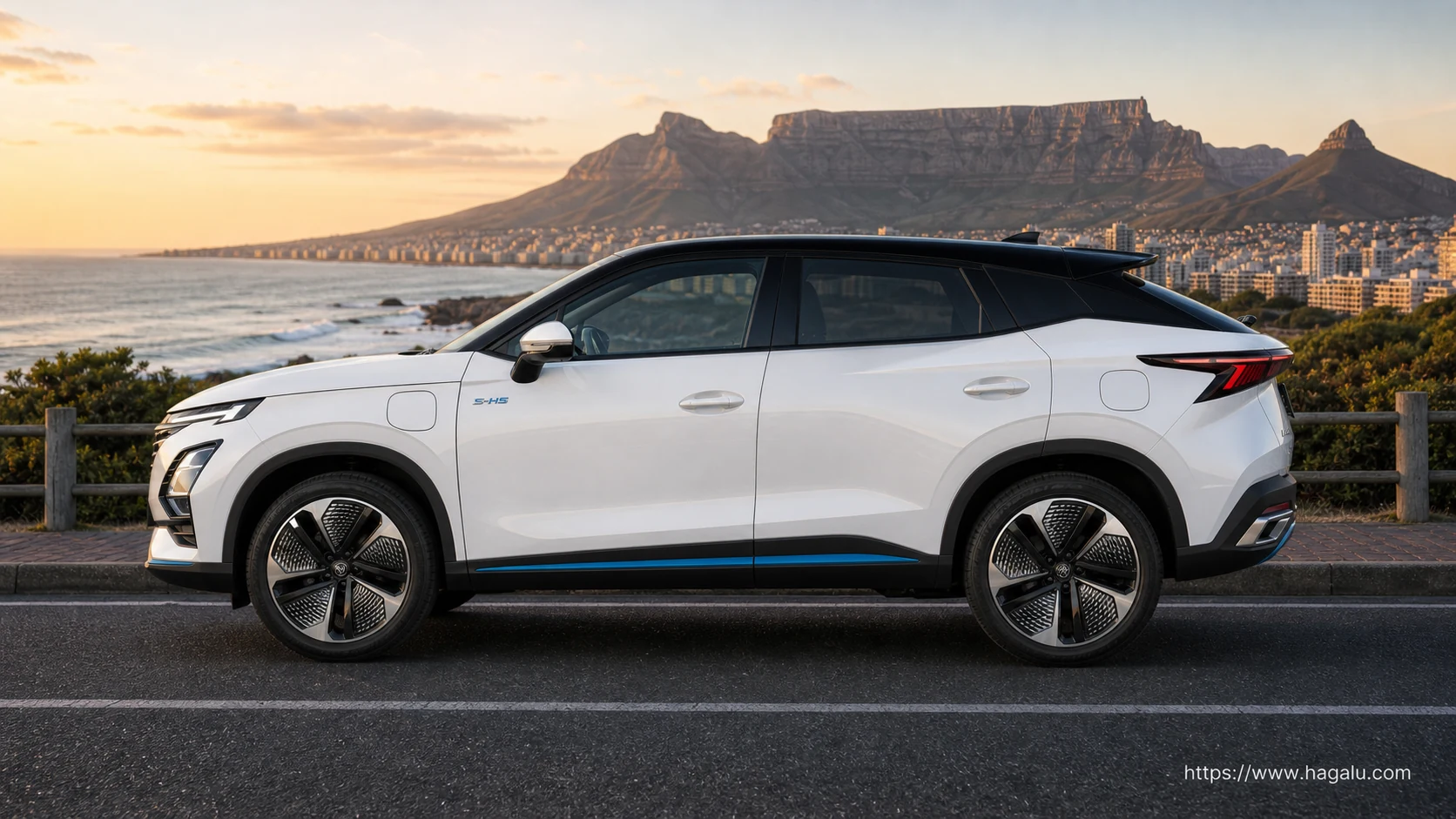 Omoda C5 SHS exterior view 3 — South Africa 2026