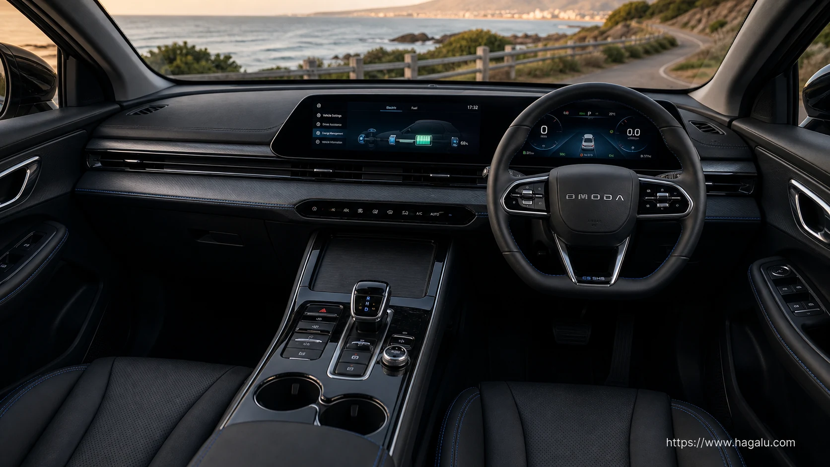 Omoda C5 SHS interior view 1 for South African vehicle comparison