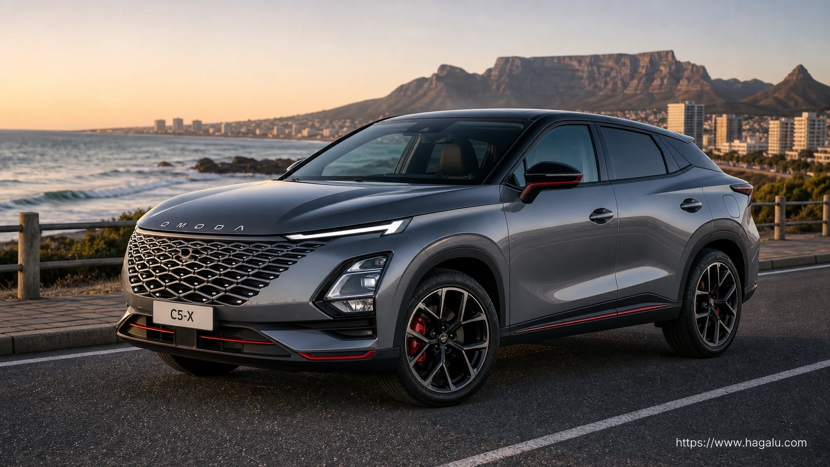 Omoda C5-X exterior view 1 — price and specifications in South Africa