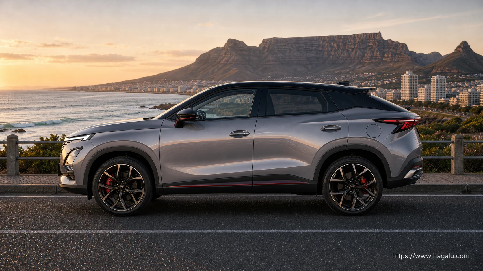 Omoda C5-X exterior view 3 — South Africa 2026