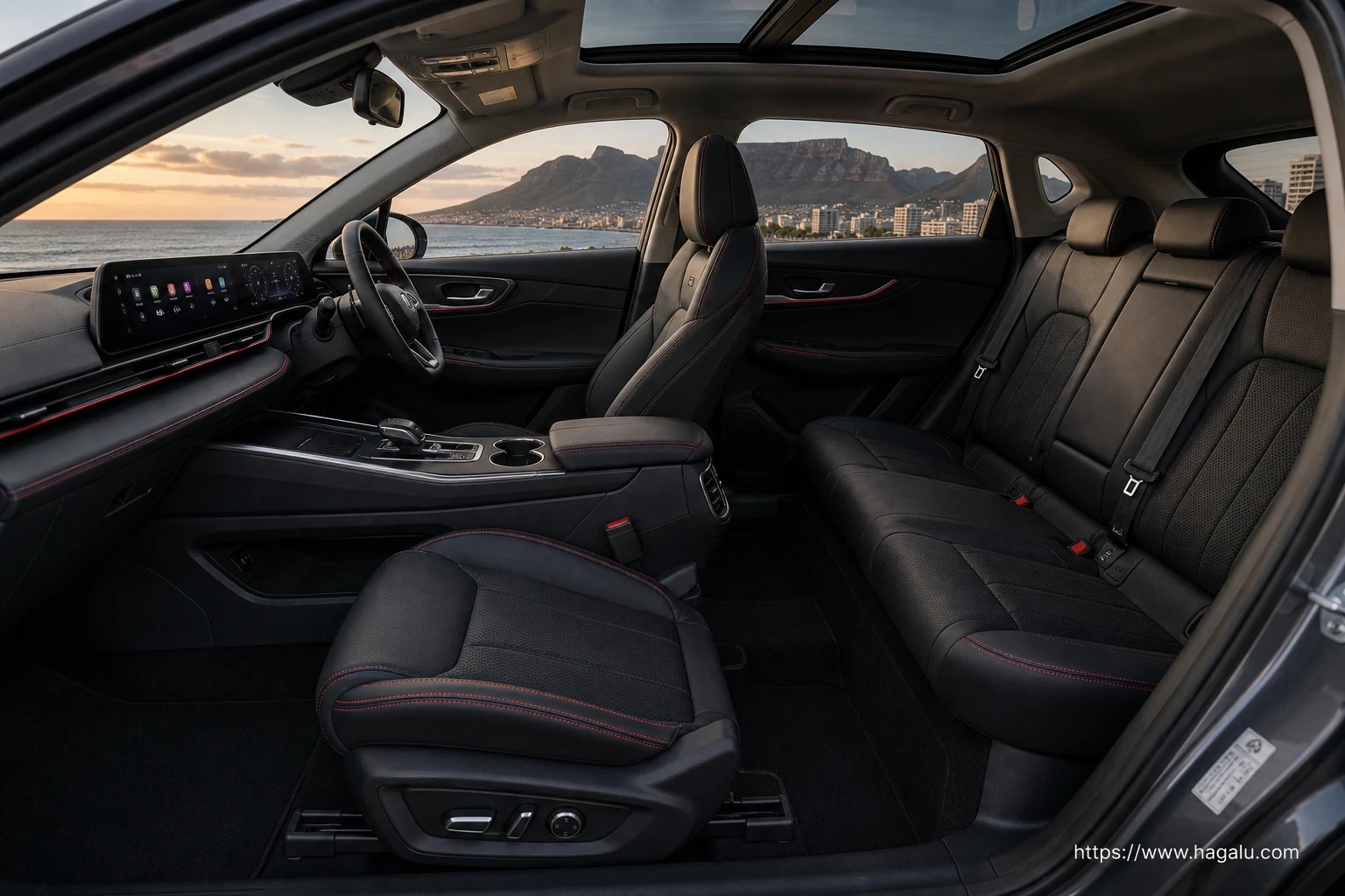 Omoda C5-X interior view 3 for South African vehicle comparison