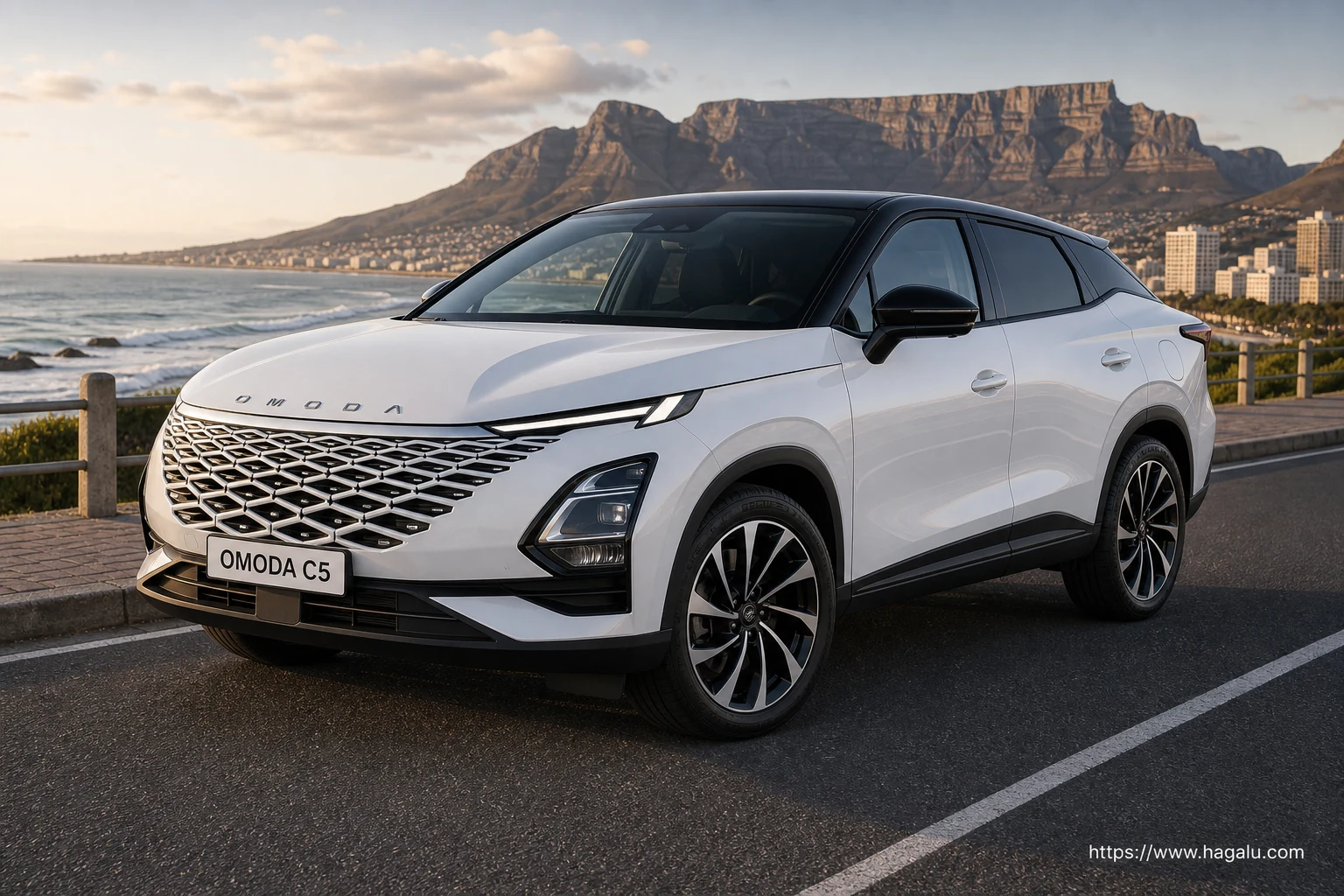 Omoda C5 exterior view 1 — price and specifications in South Africa