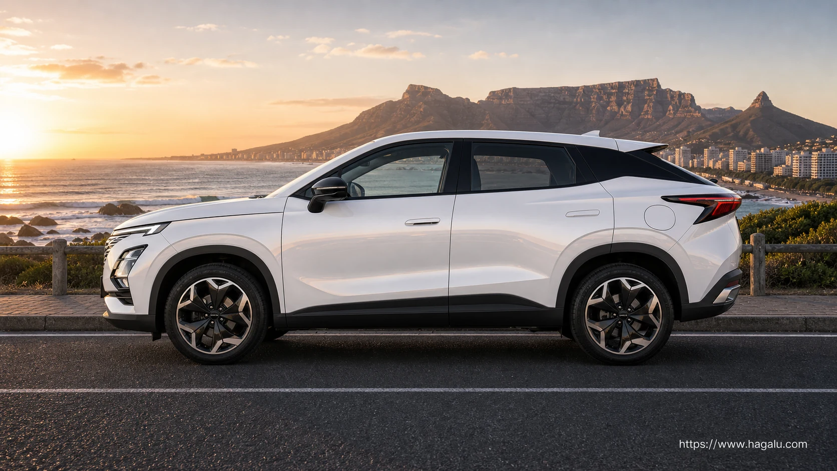 Omoda C5 exterior view 3 — South Africa 2026