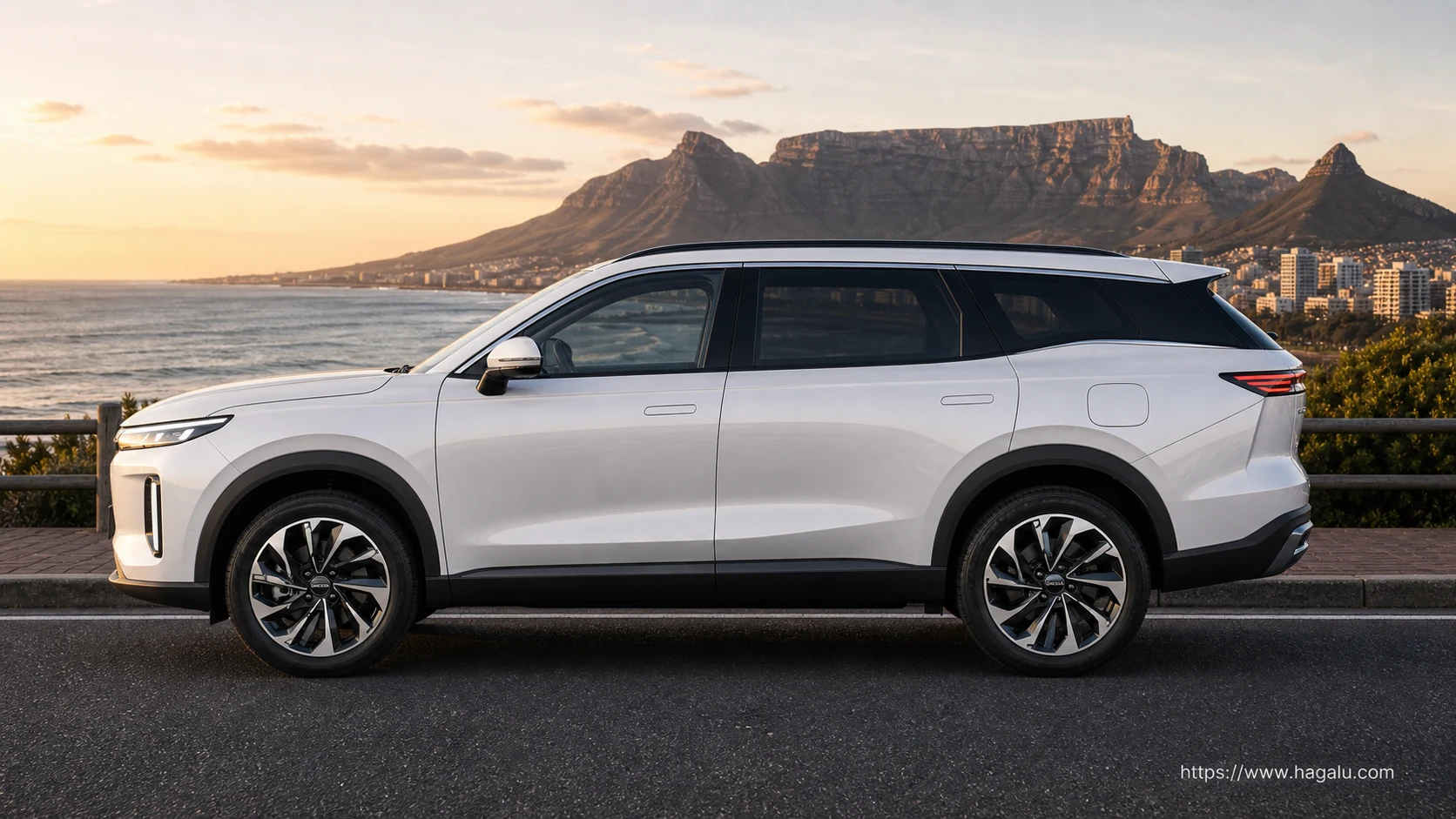 Omoda C7 exterior view 3 — South Africa 2026