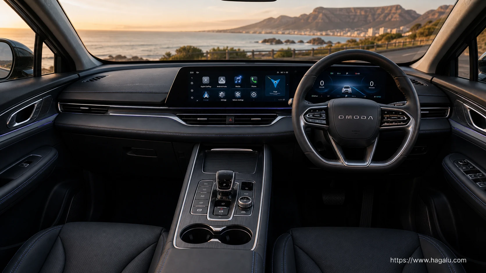 Omoda C7 interior view 1 for South African vehicle comparison