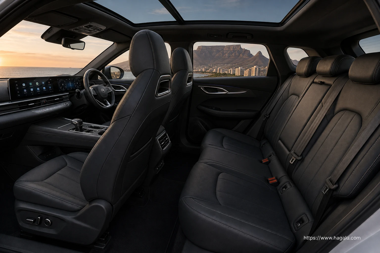 Omoda C7 interior view 3 for South African vehicle comparison