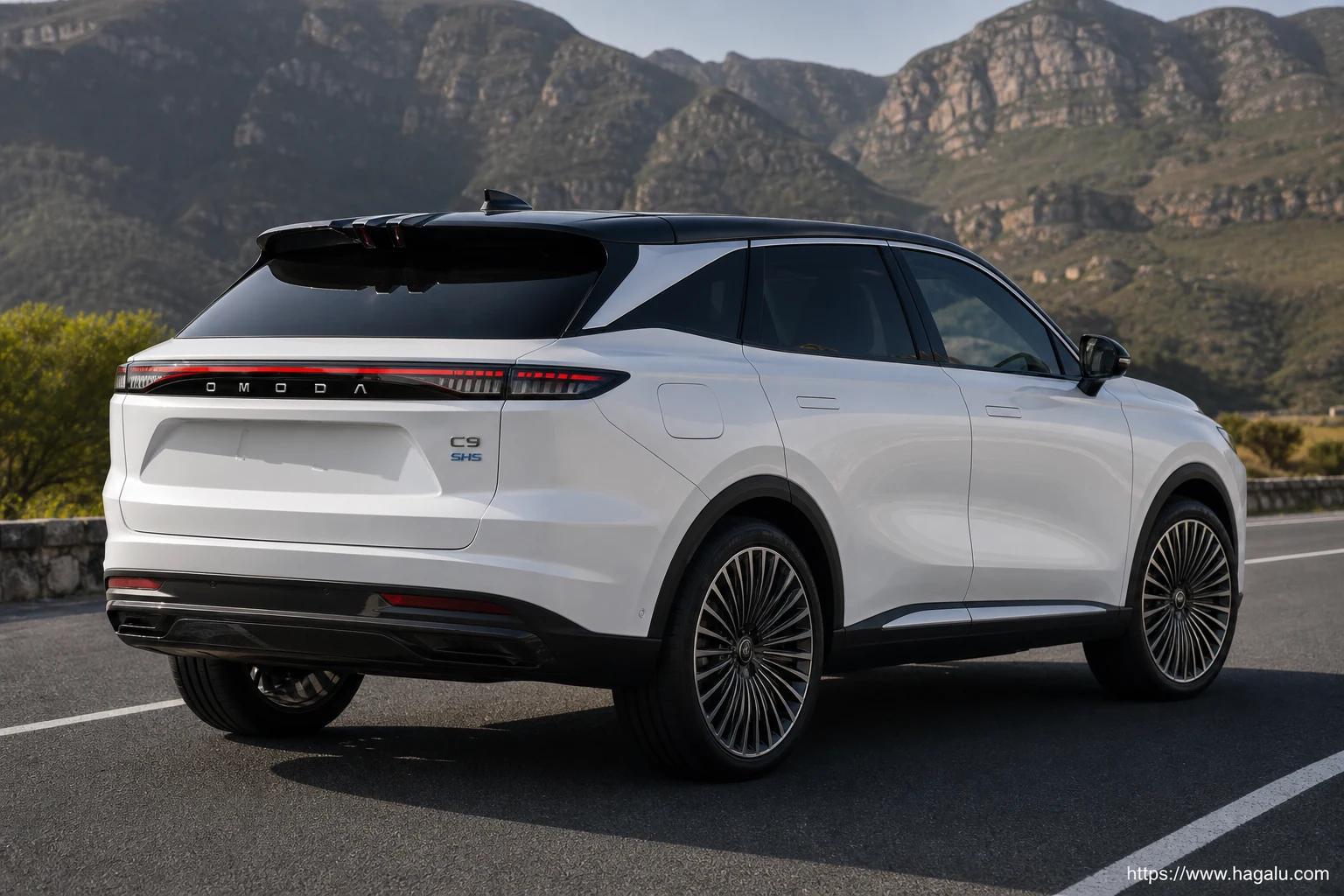 Omoda C9 SHS exterior view 2 — South Africa 2026