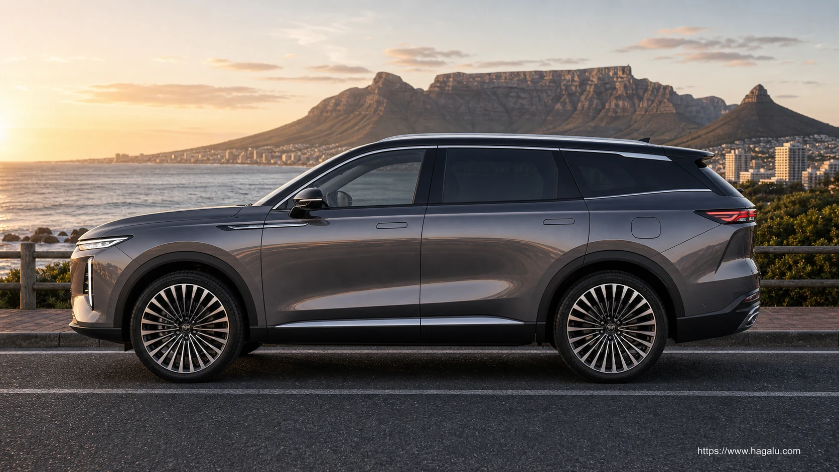 Omoda C9 exterior view 3 — South Africa 2026