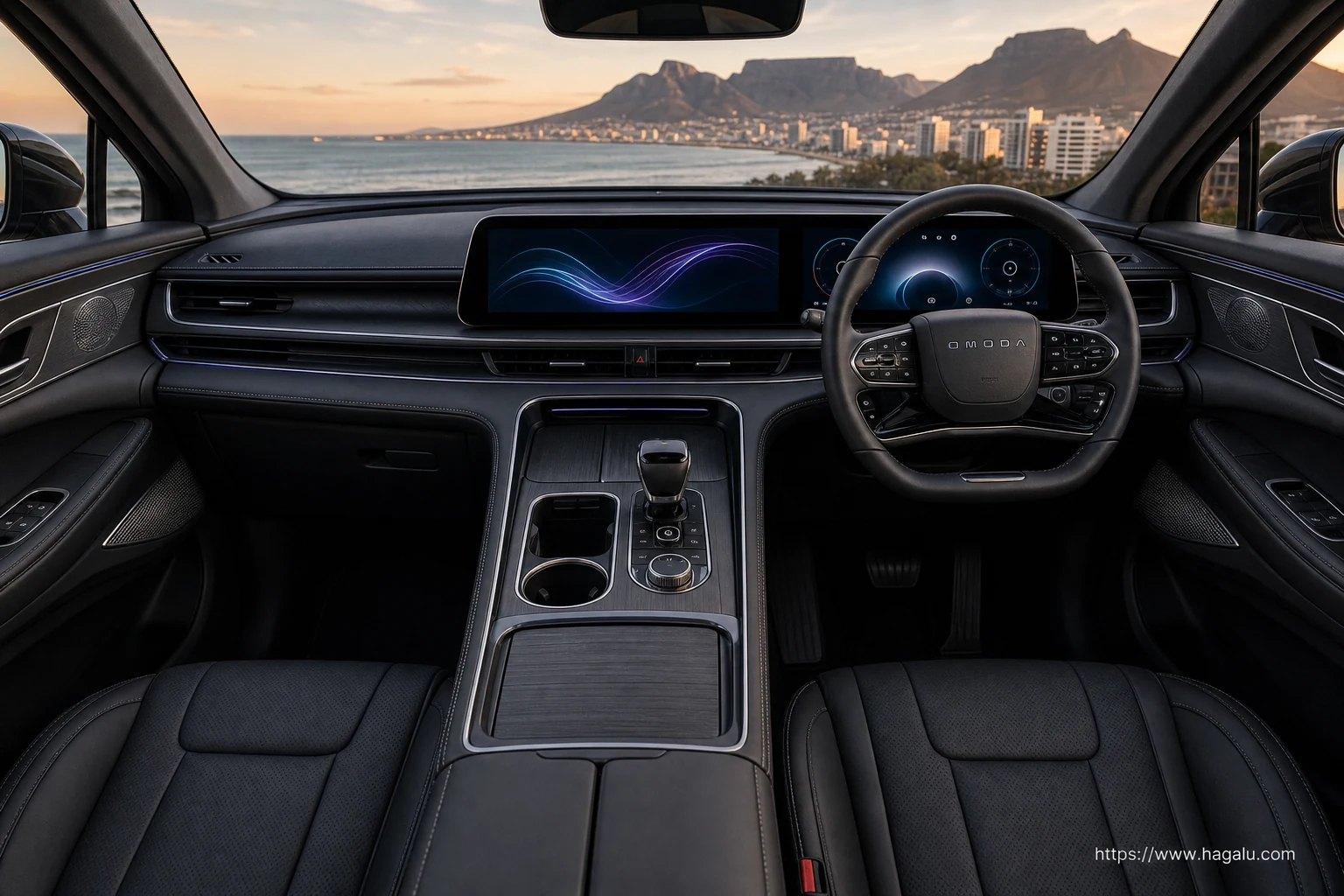 Omoda C9 interior view 1 for South African vehicle comparison