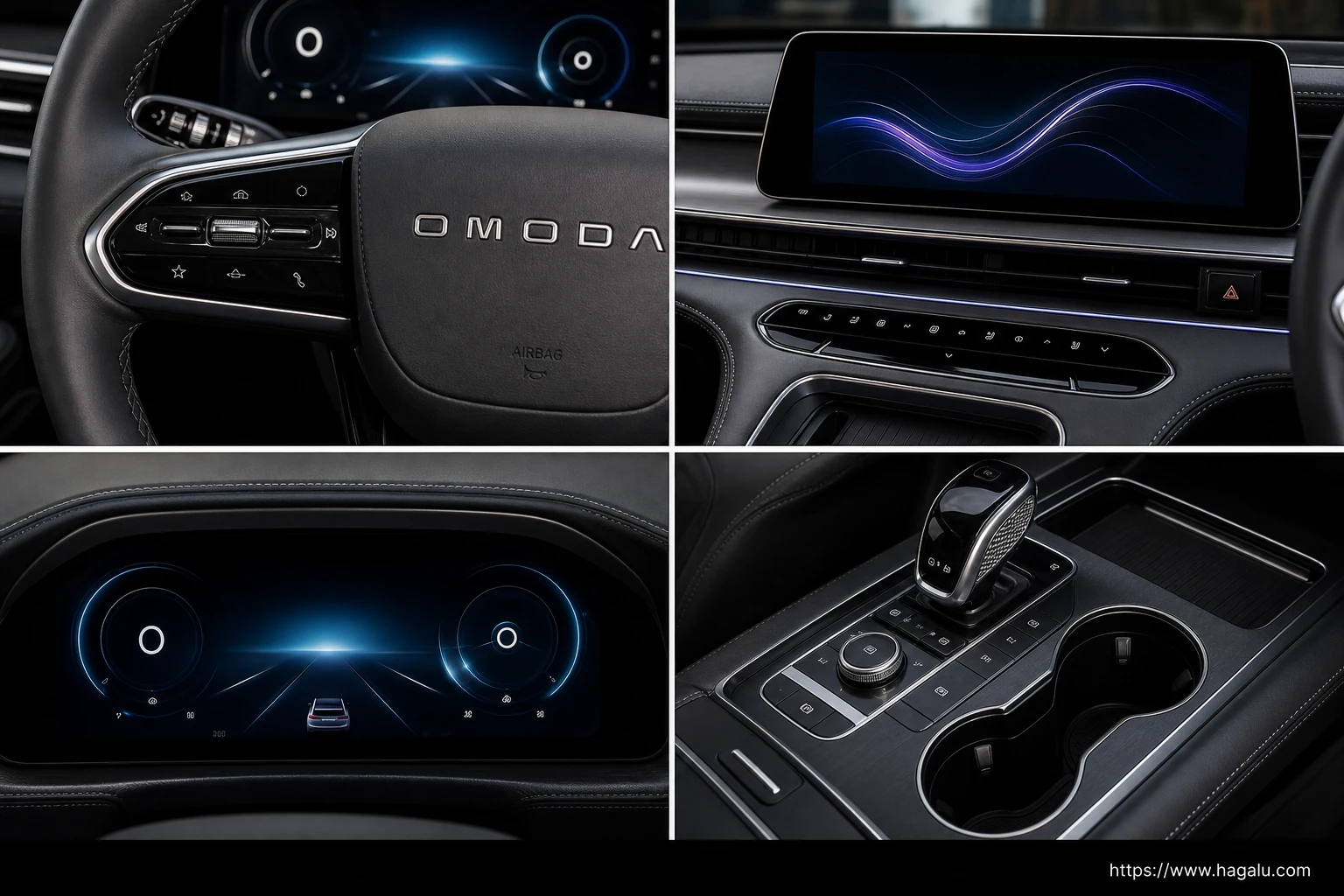 Omoda C9 interior view 2 for South African vehicle comparison